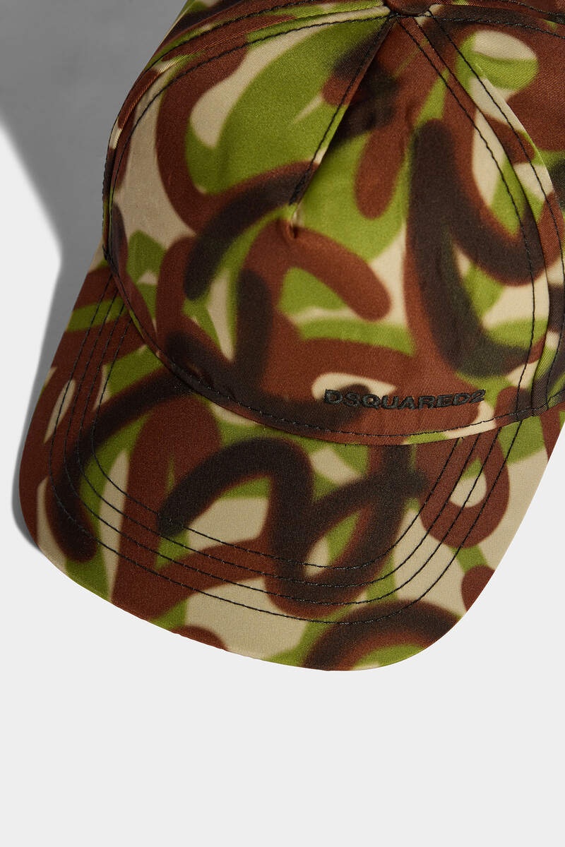 CAMO SPRAY BASEBALL CAP - 5