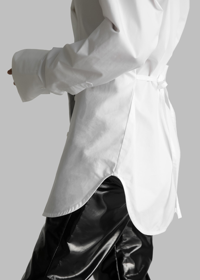 Bec Padded Shirt - White 3
