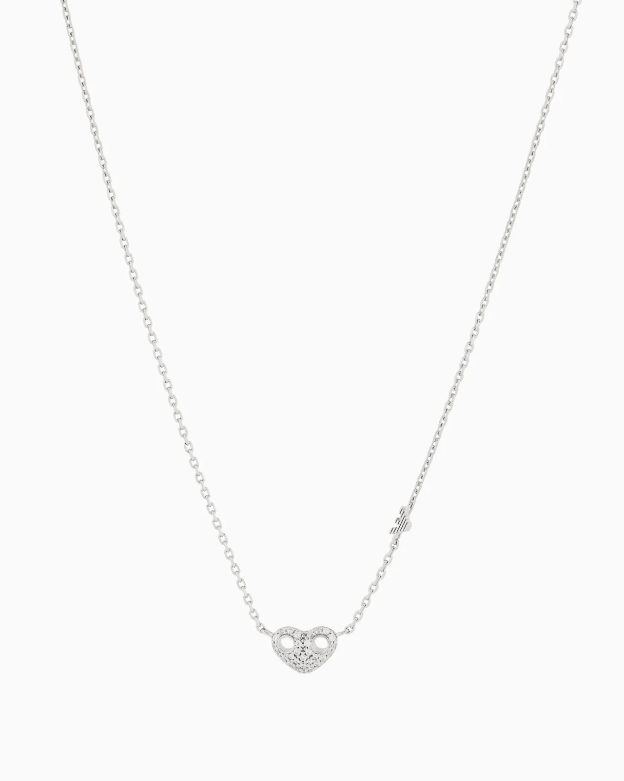 STERLING SILVER HEART NECKLACE - 1