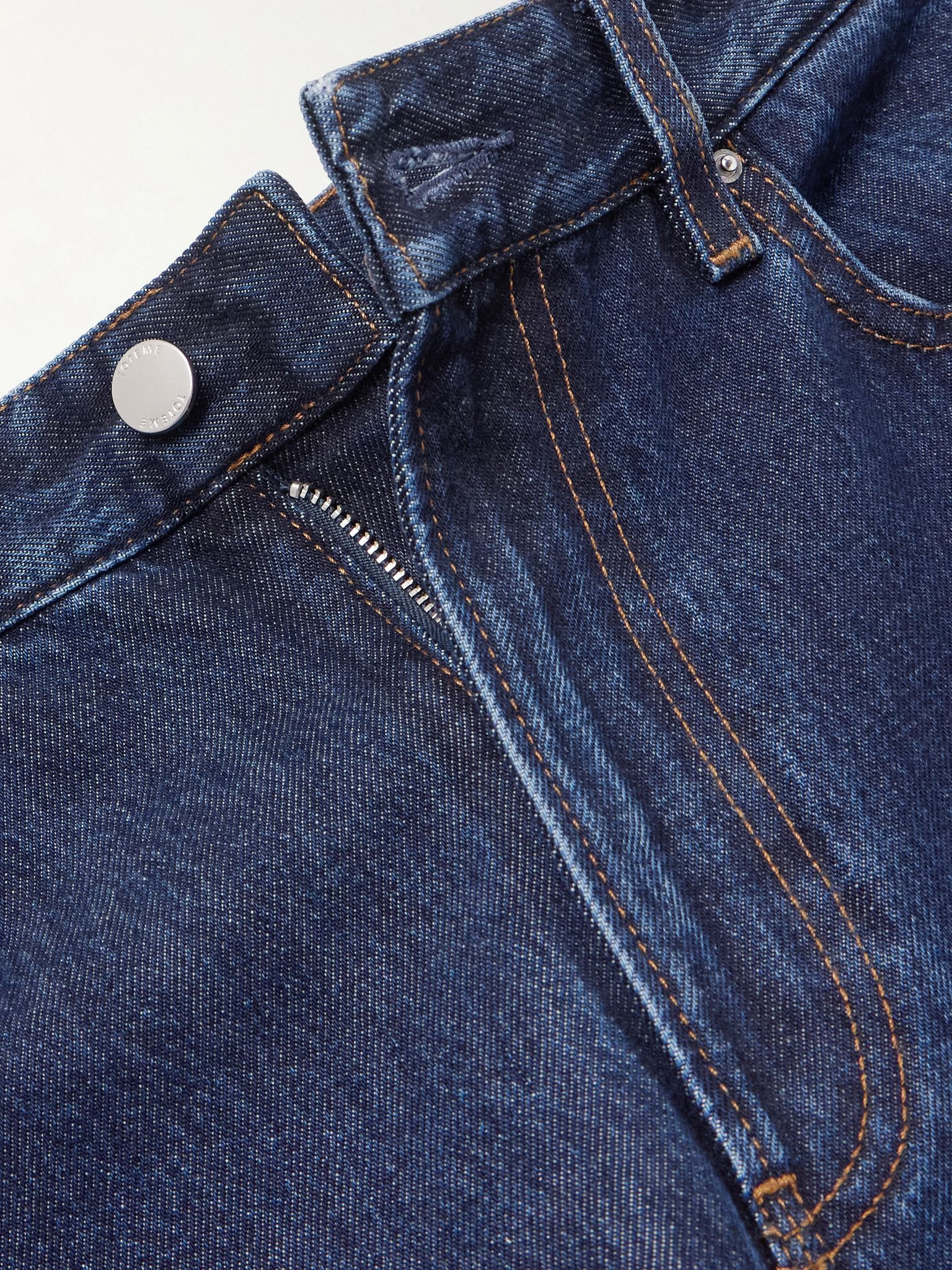 Garderob high-rise slim-fit organic jeans Indigo - 5