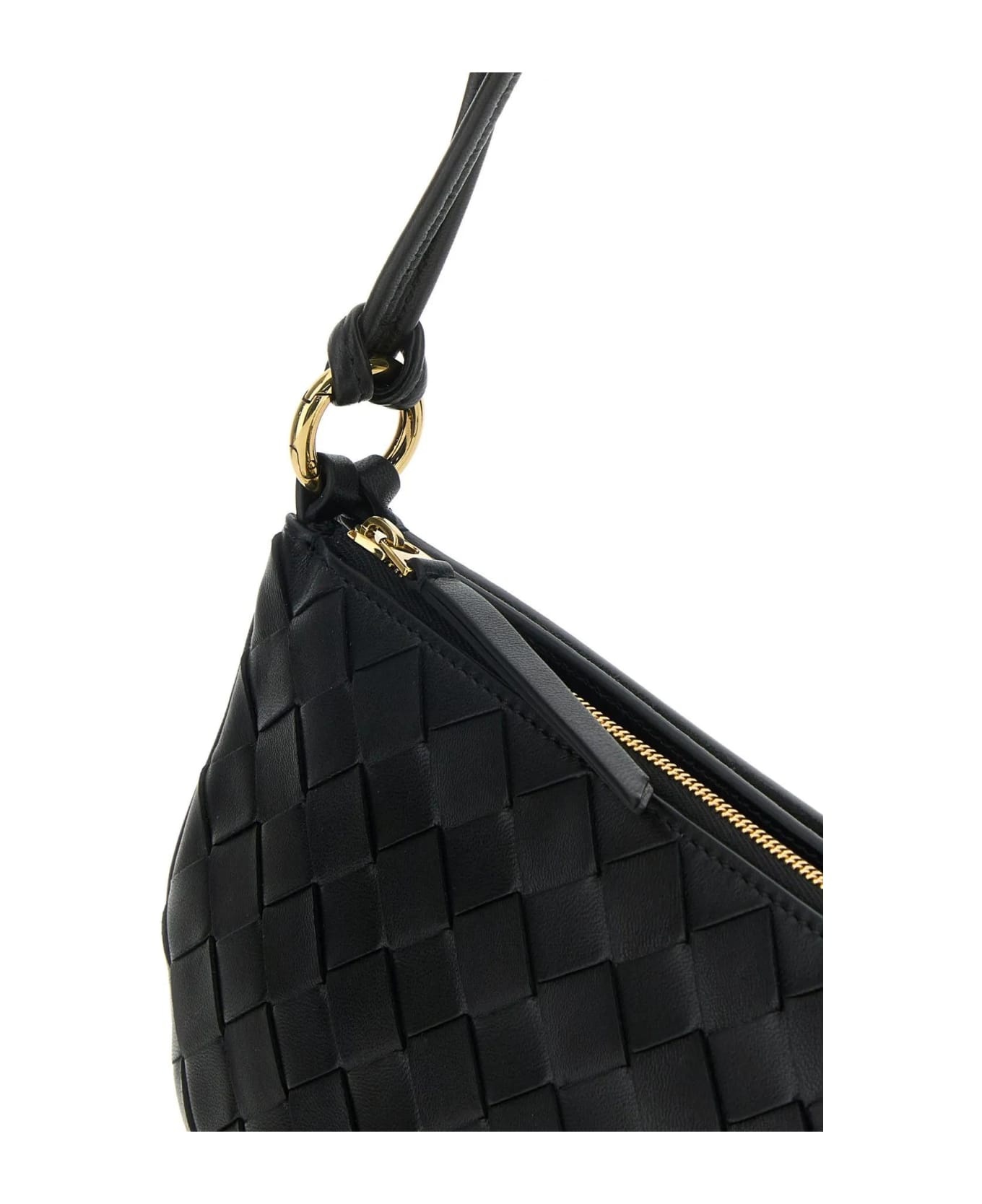 Bottega Veneta Black Leather Gemelli Shoulder Bag | italist