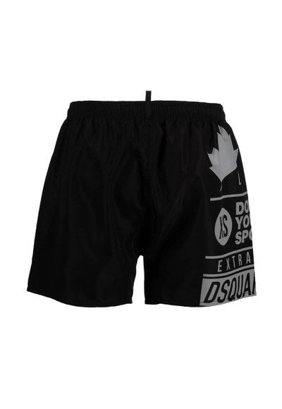 DSQUARED2 logo-print swim shorts outlook