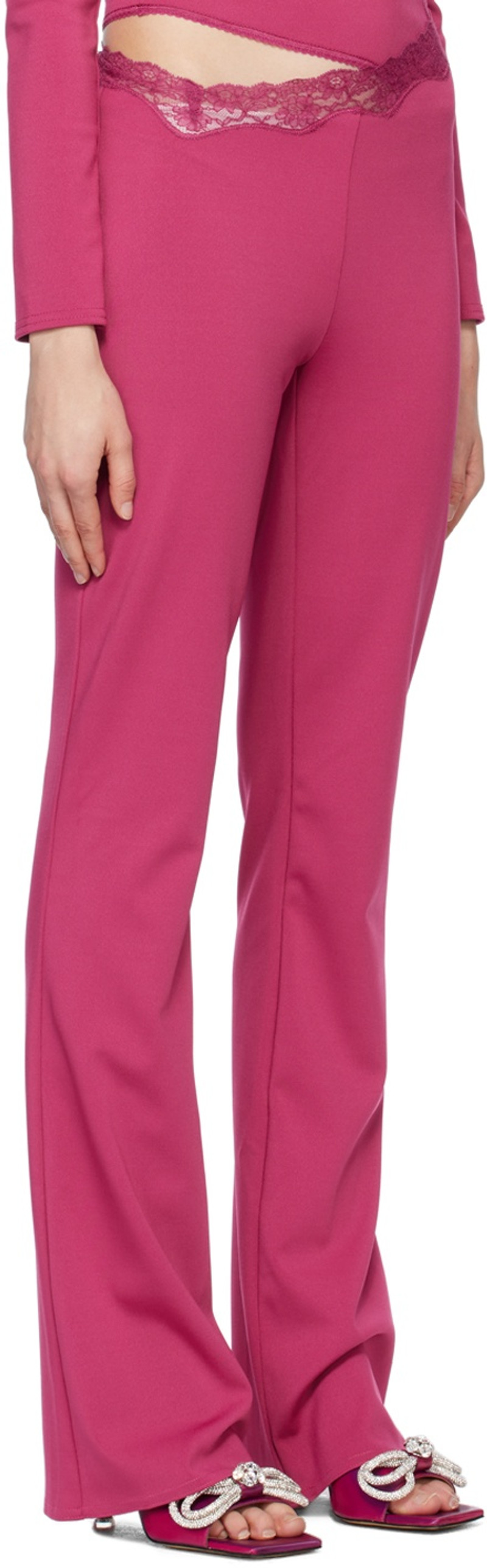 VAILLANT Purple Asymmetric Trousers outlook
