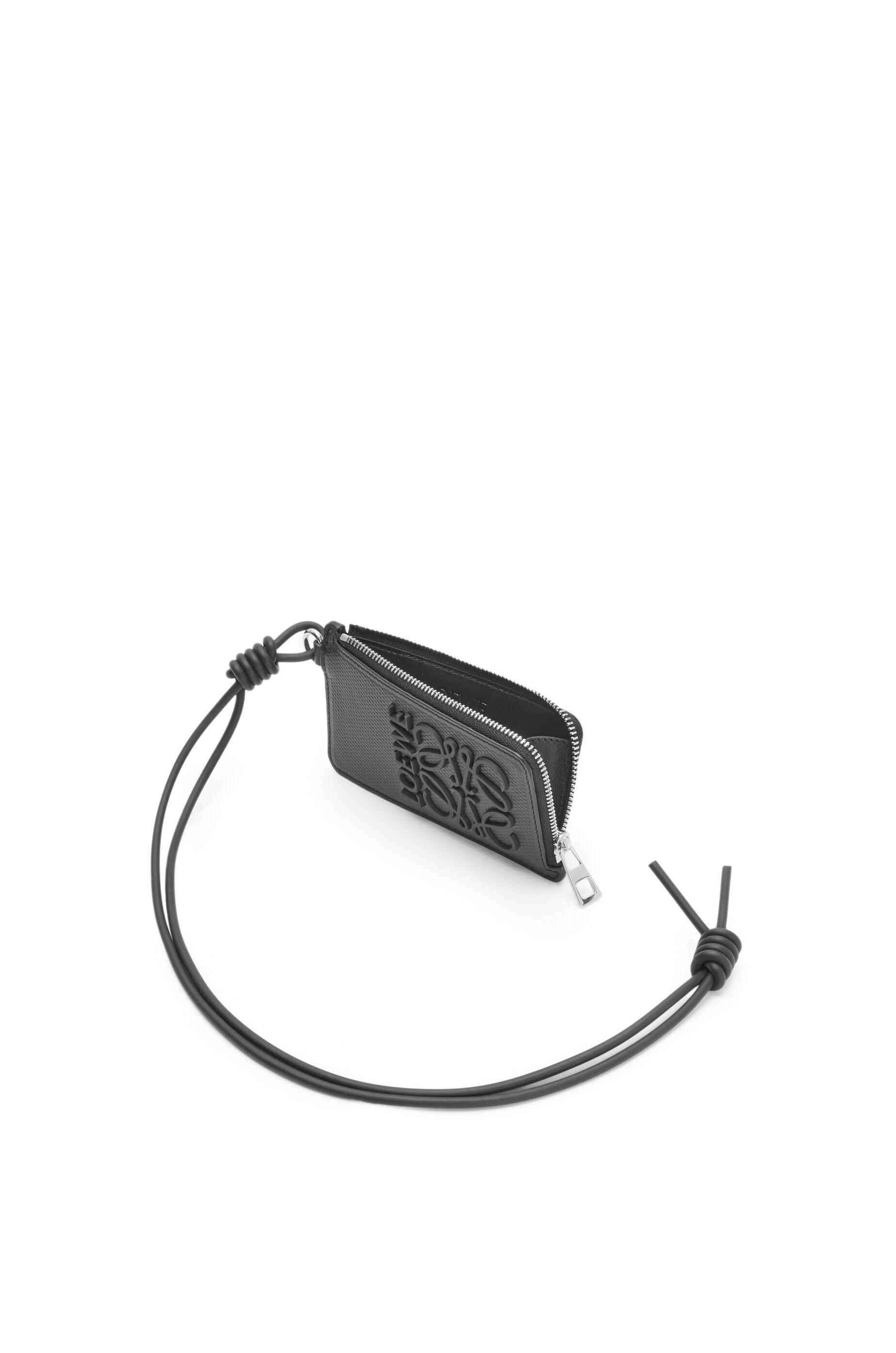 Coin cardholder in diamond calfskin with a strap - 3
