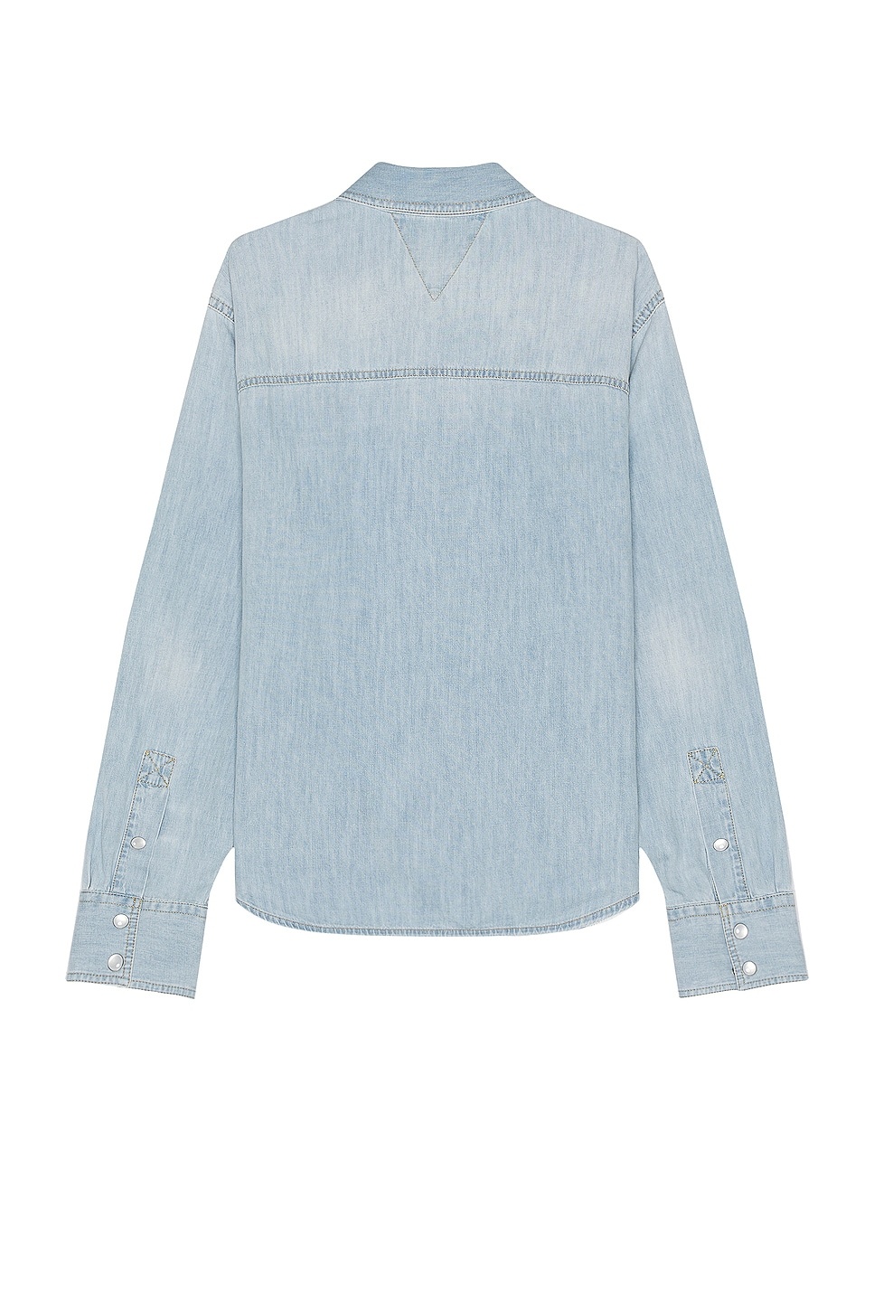 Bleached Light Denim Shirt - 2