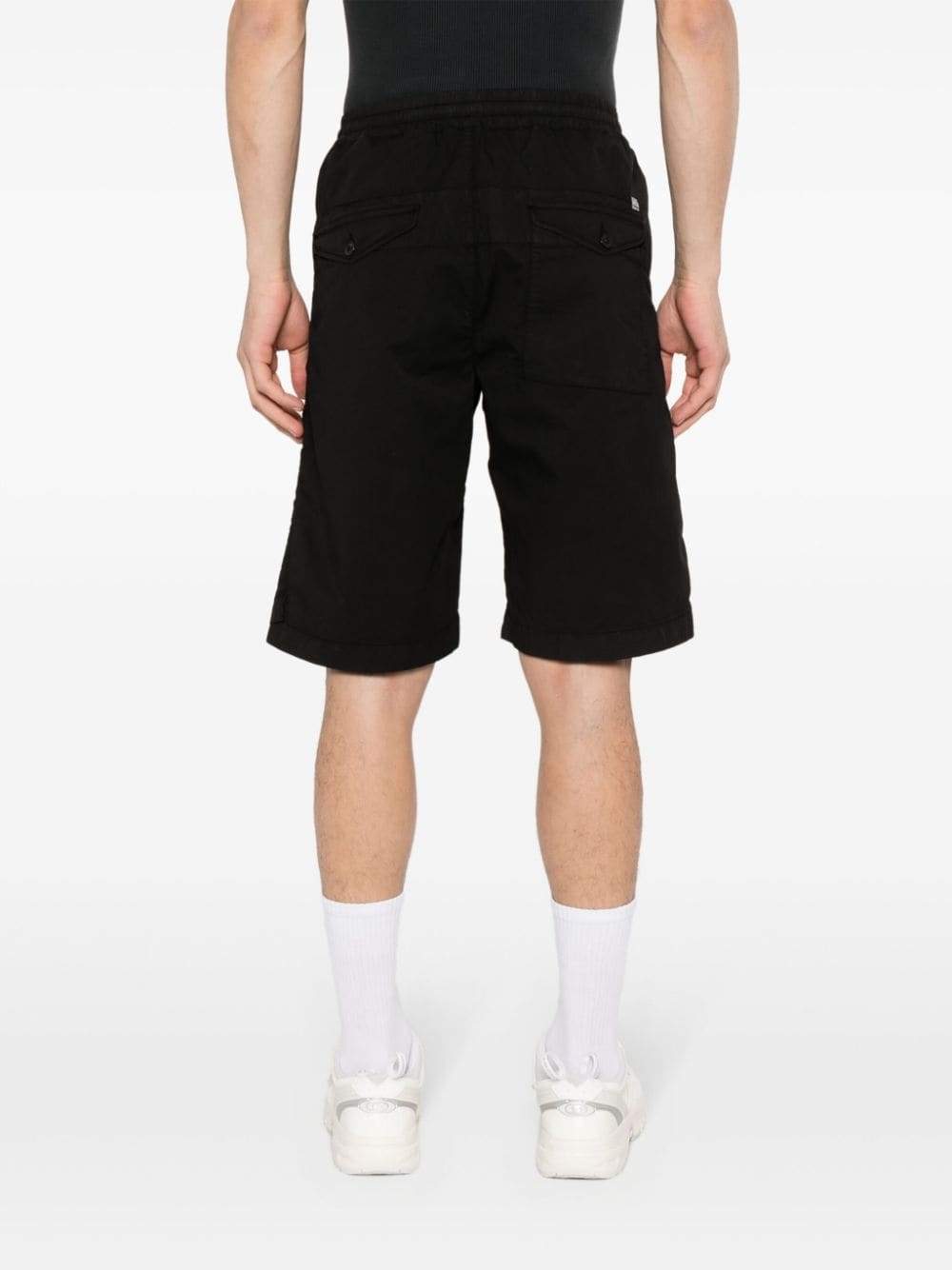 logo-embroidered cargo shorts - 4