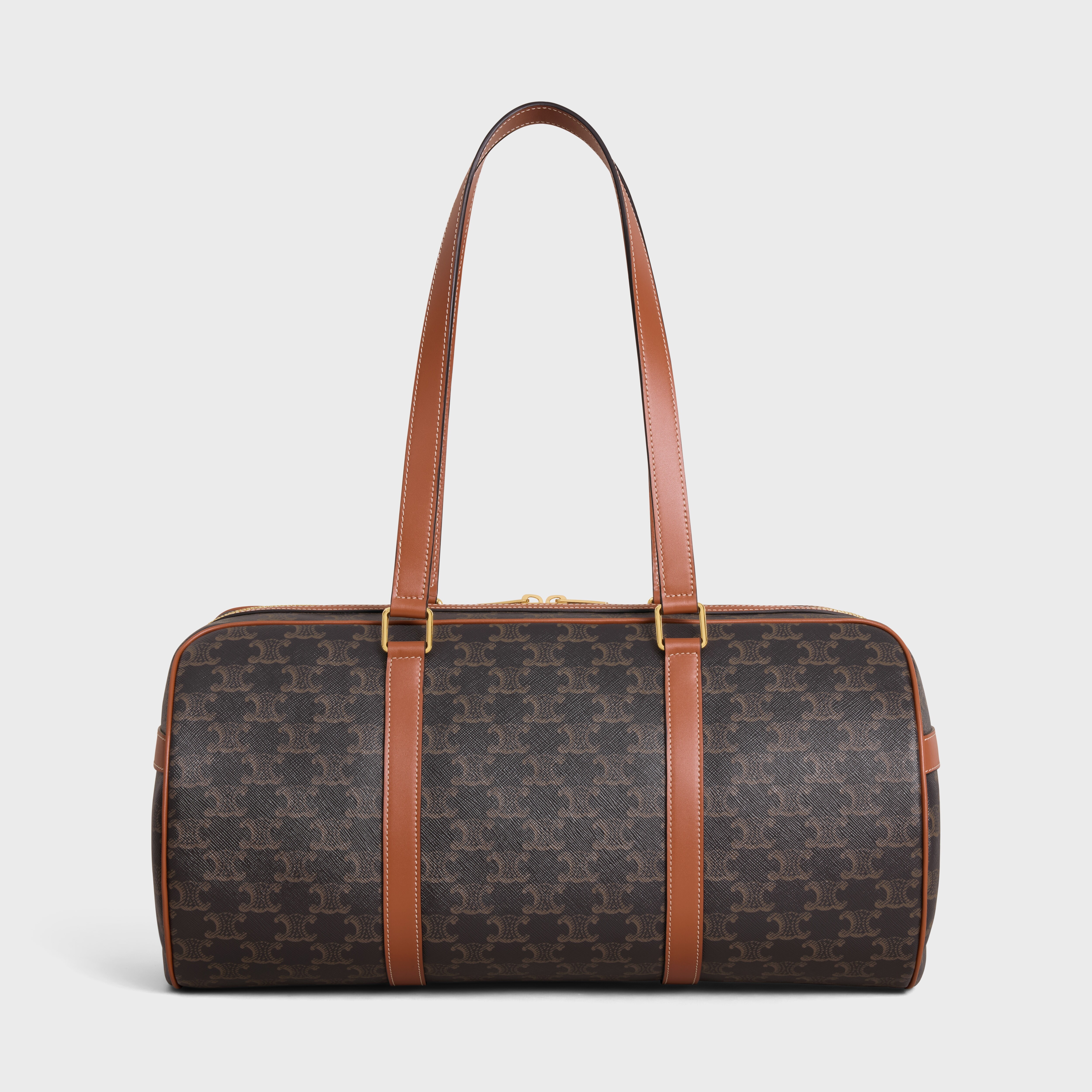 GYM BAG in TRIOMPHE CANVAS & CALFSKIN - 5