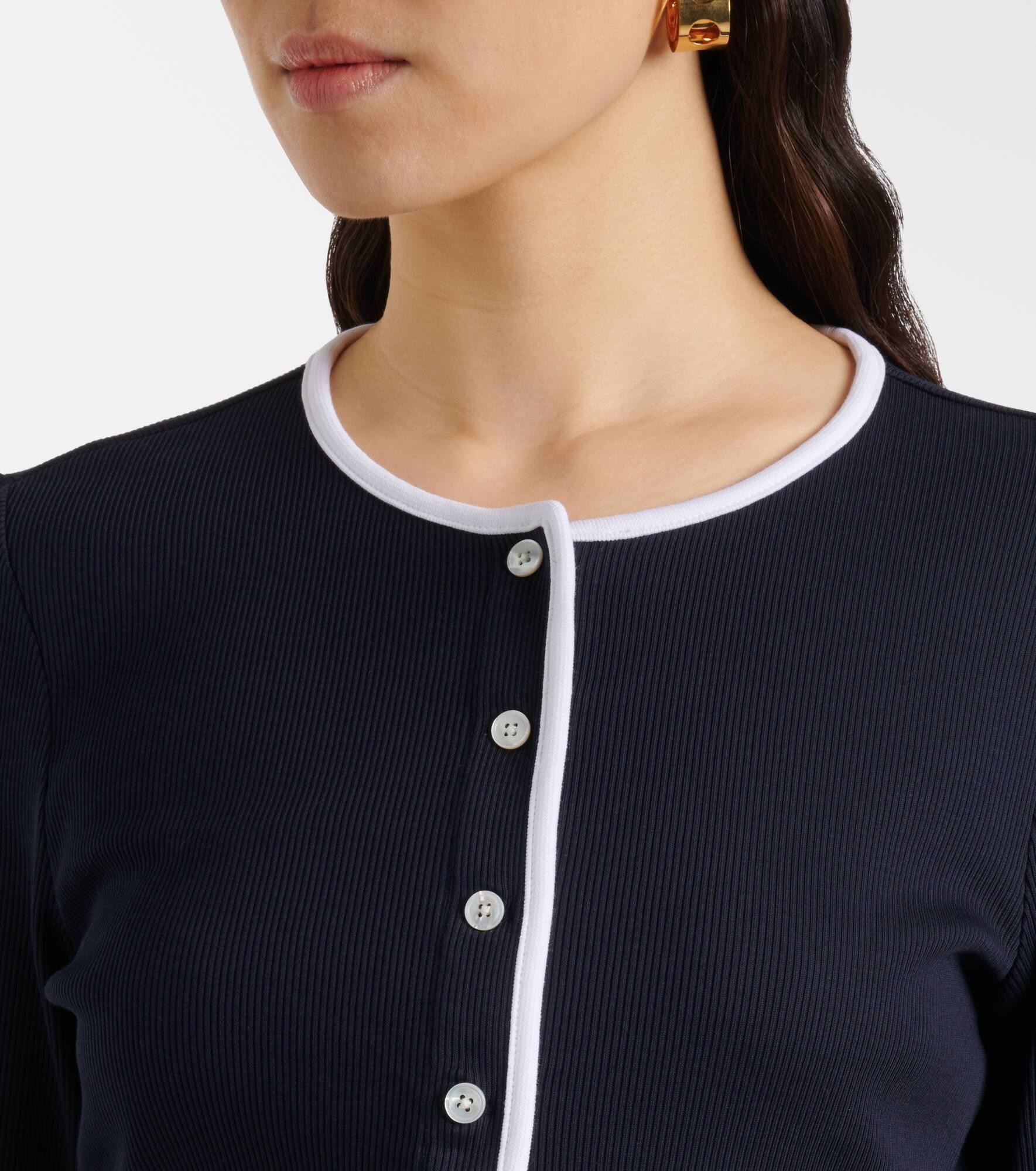 Wilmer cotton-blend cardigan - 4