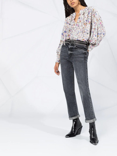 Isabel Marant abstract-print blouse outlook