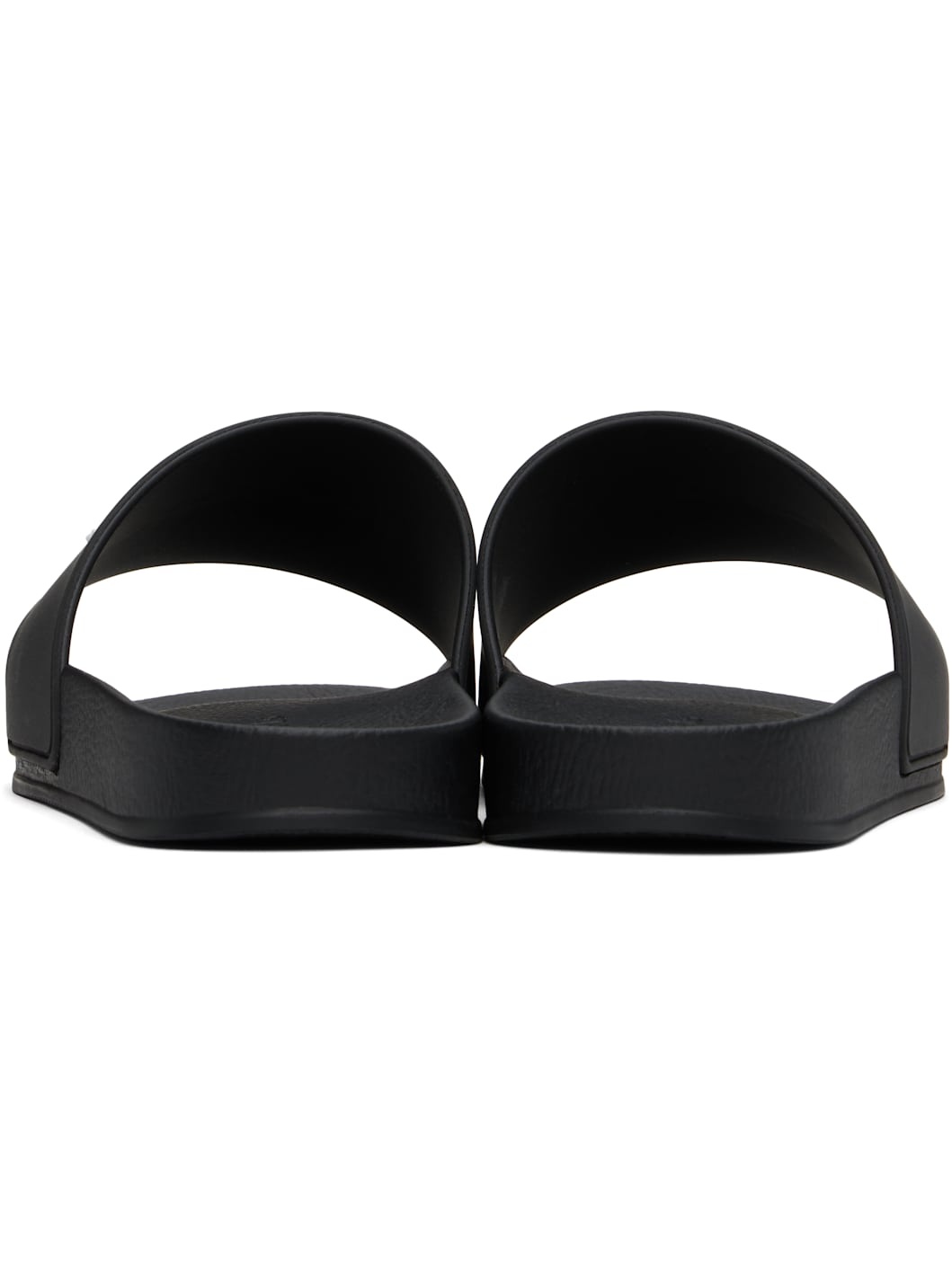 Black Logo Pool Slides - 2