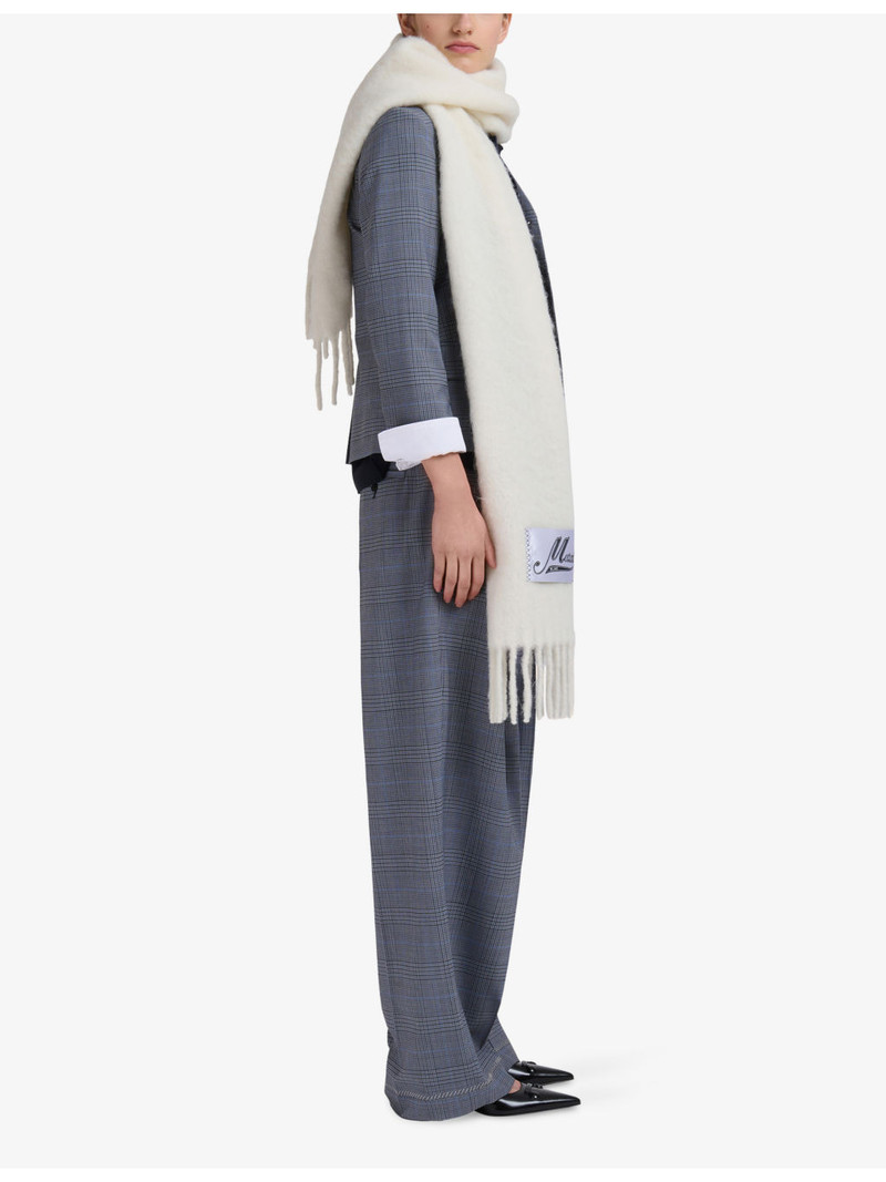 Marni Brand-Patch Alpaca-Blend Scarf outlook