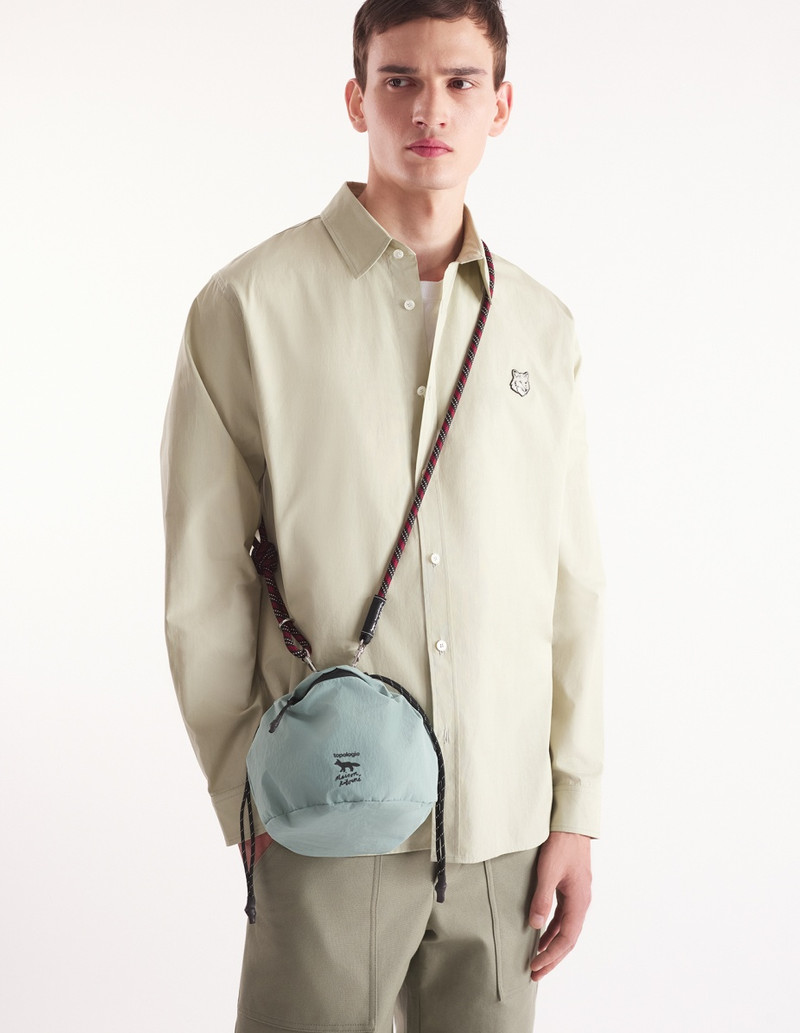 TOPOLOGIE x MAISON KITSUNE REVERSIBLE POUCH 5