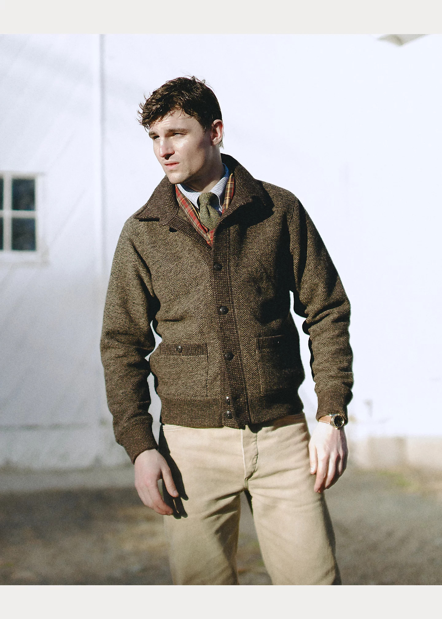 Double-Knit Tweed Cardigan - 6