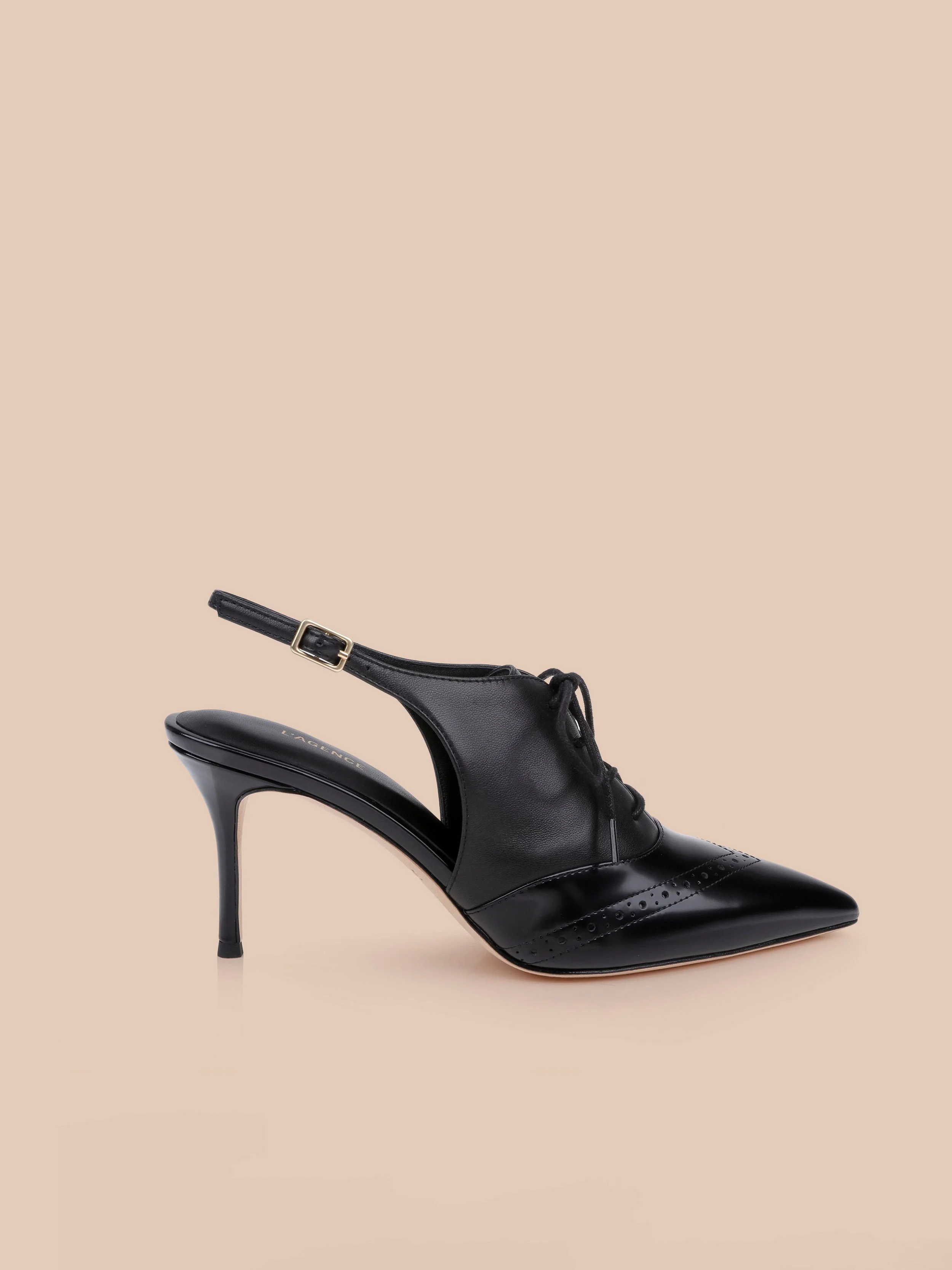 Shreya Leather Slingback Pump - 1