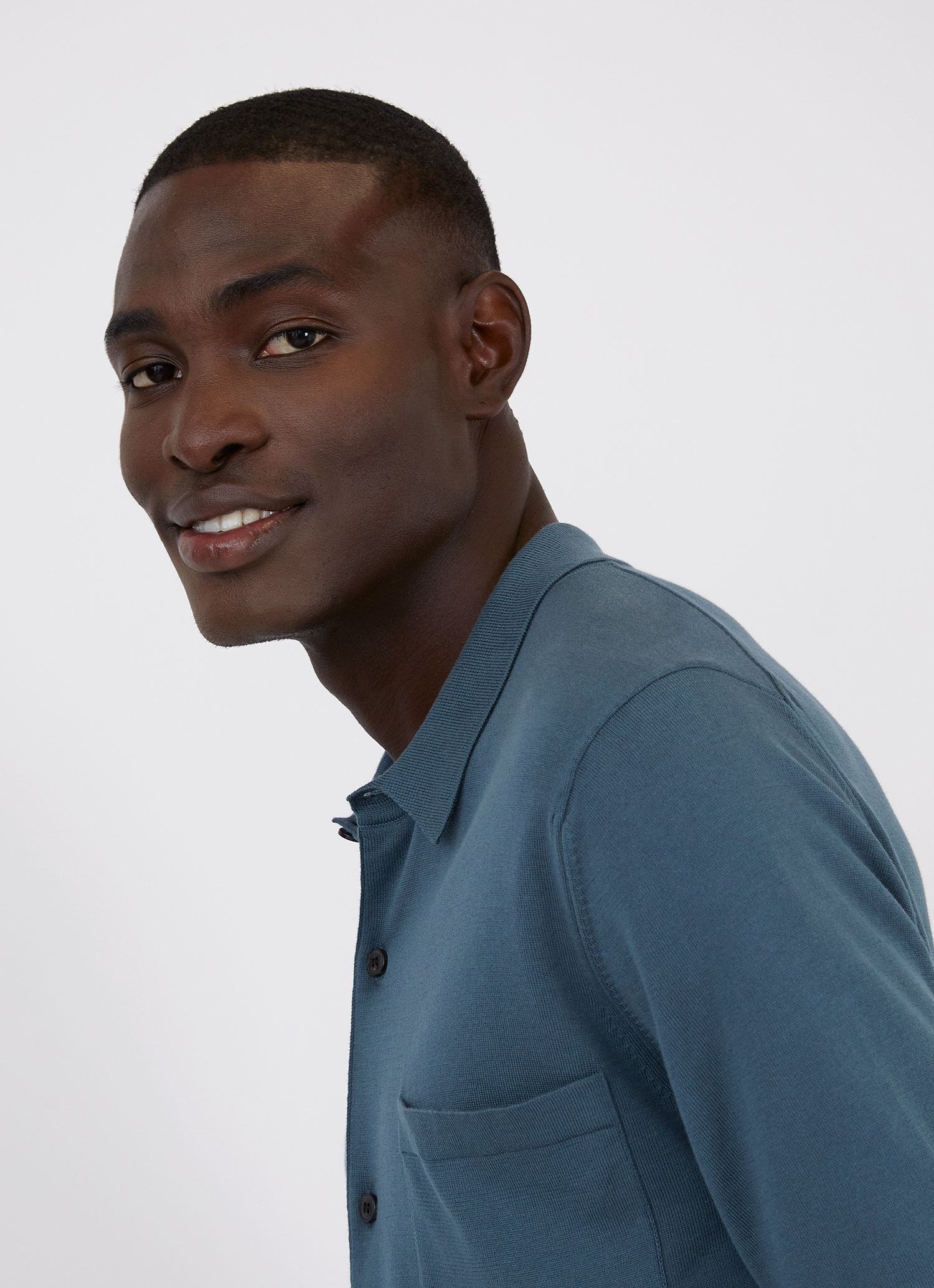 Sea Island Cotton Knit Shirt - 5