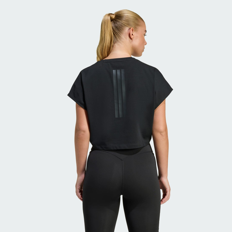 Power Workout Cropped Boxy 3-Stripes Tank 3