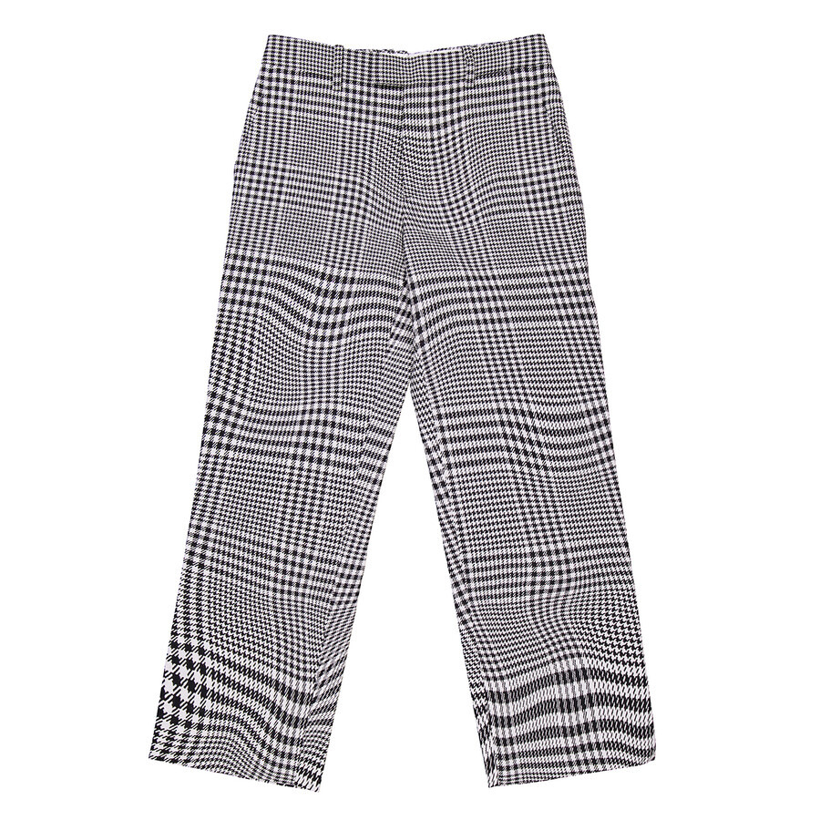 Burberry Monochrome Vintage Check Trousers - 5