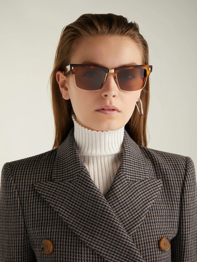 CELINE Square tortoiseshell-acetate sunglasses outlook