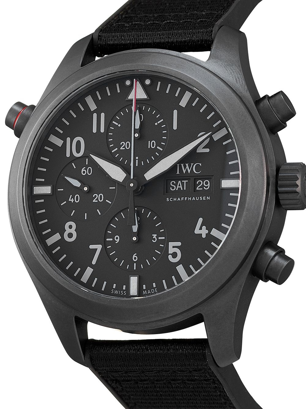 2021 unworn Pilot's Watch Double Chronograph Top Gun Ceratanium "SIHH 2019" 44mm - 4