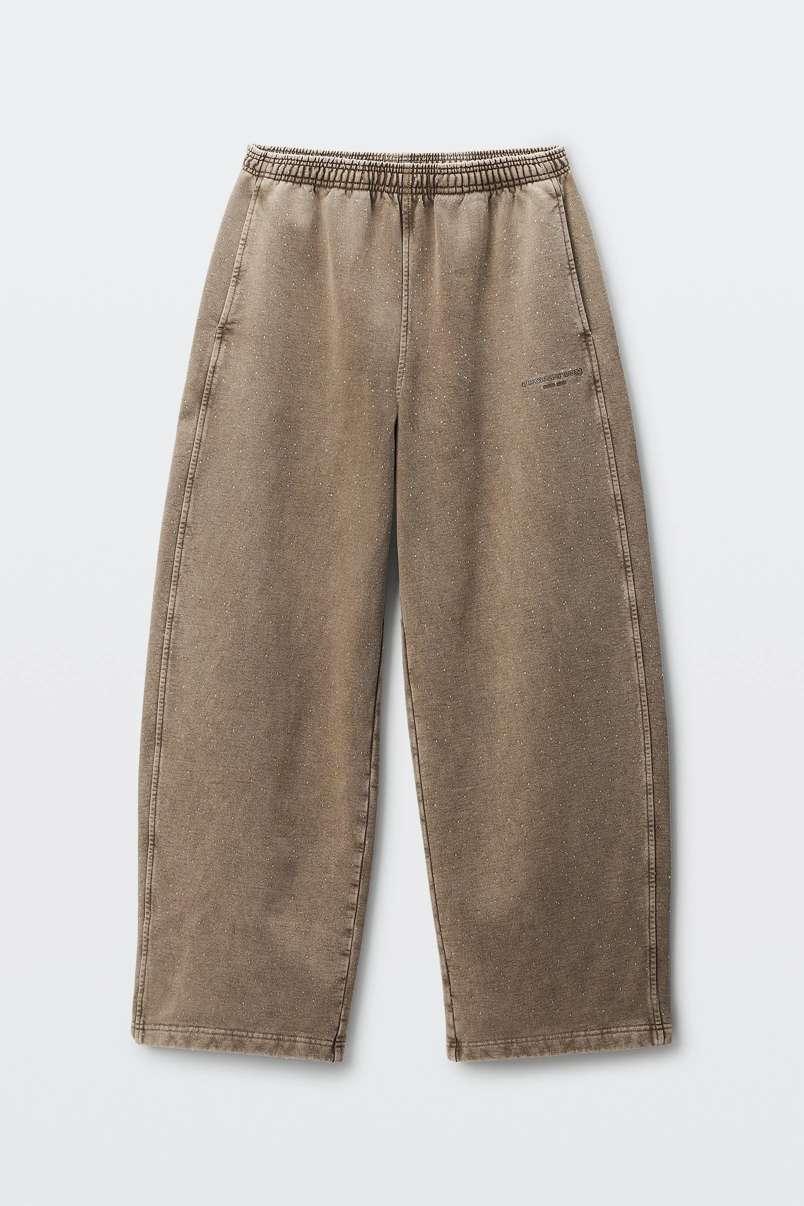 crystal hotfix mid-rise oversized sweatpant - 1