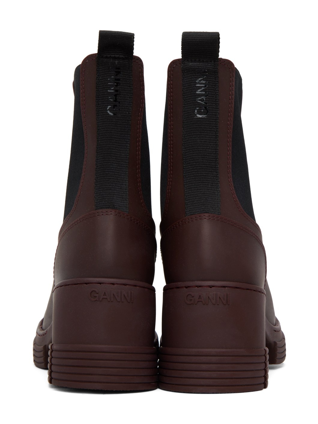Burgundy City Boots - 2