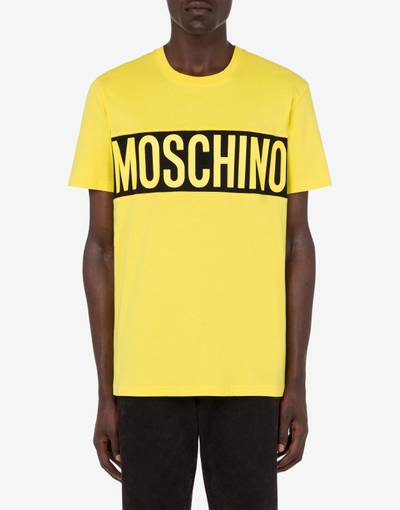 Moschino LOGO BAND ORGANIC JERSEY T-SHIRT outlook