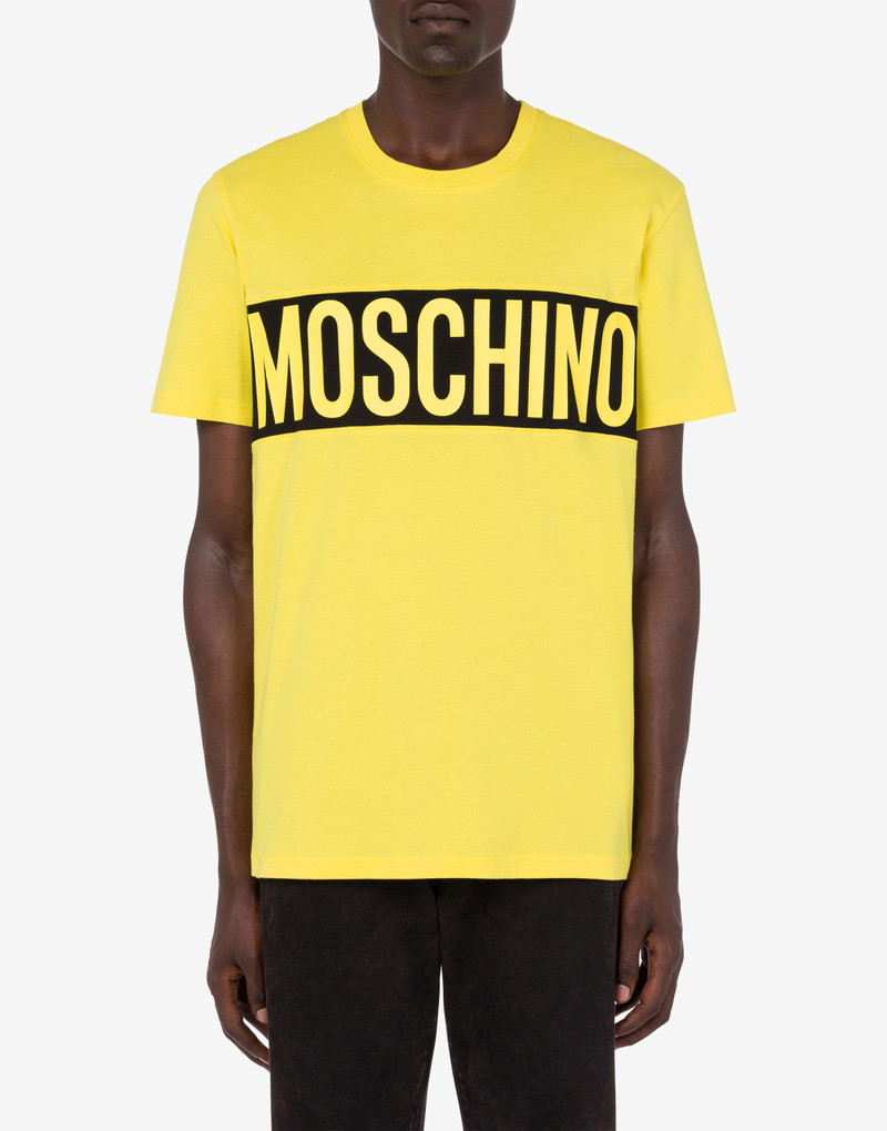 Moschino LOGO BAND ORGANIC JERSEY T-SHIRT outlook