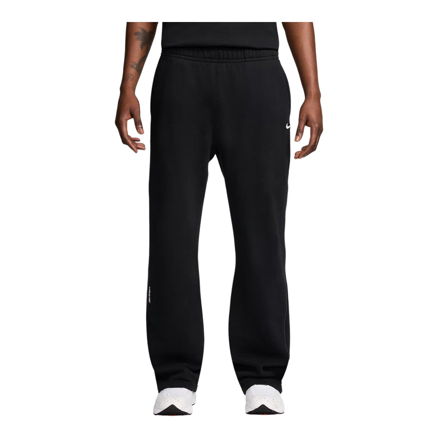 Nike x NOCTA Fleece CS Open-Hem Pant 'Black' FZ4675-010 - 4