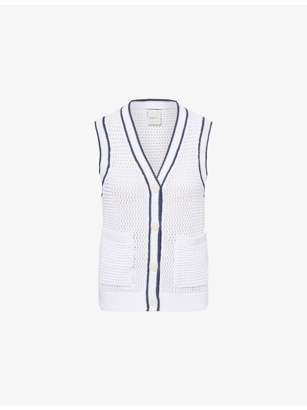 Leilani V-Neck Knitted Vest - 1