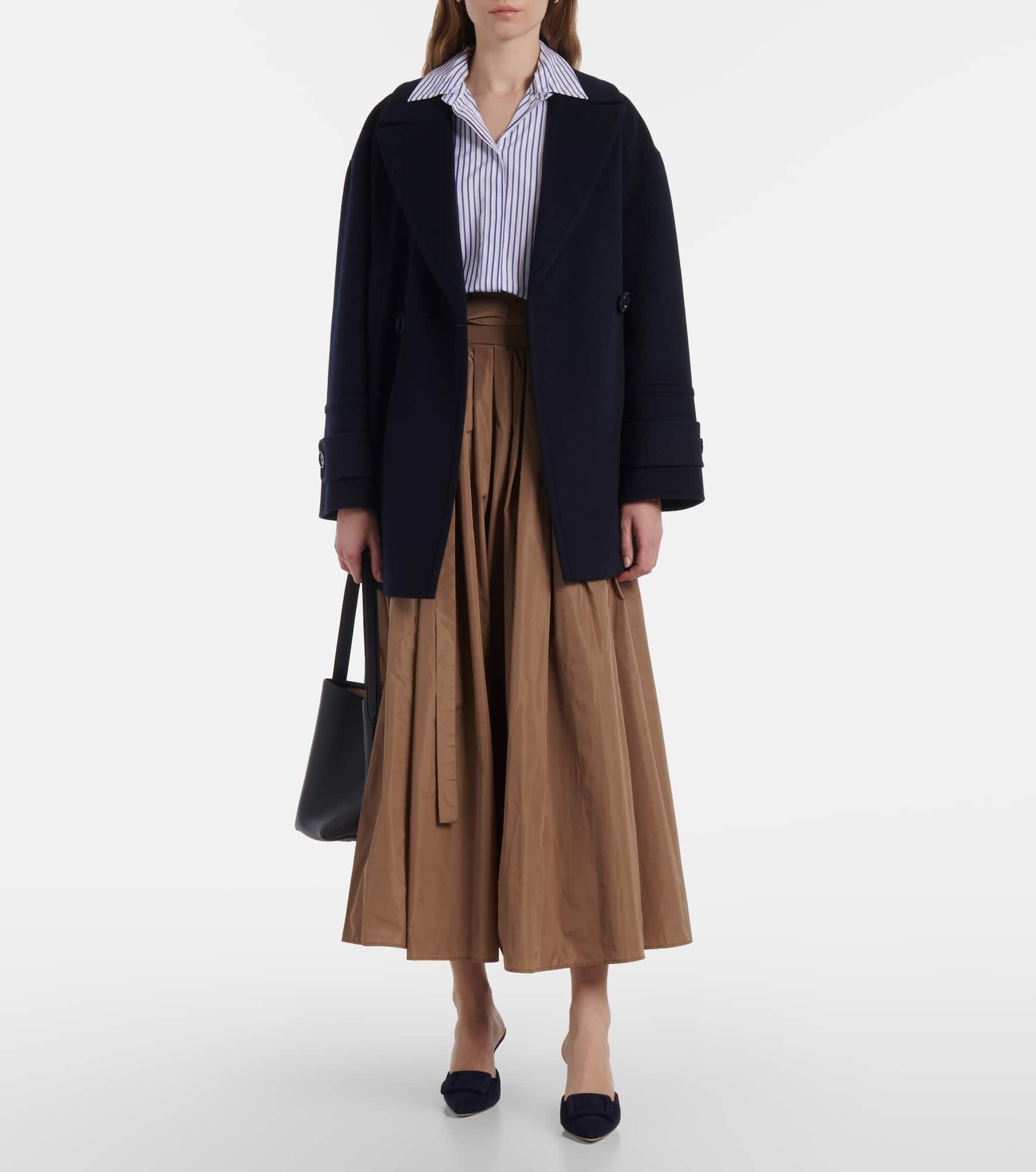 Gea pleated tafeta maxi skirt - 2