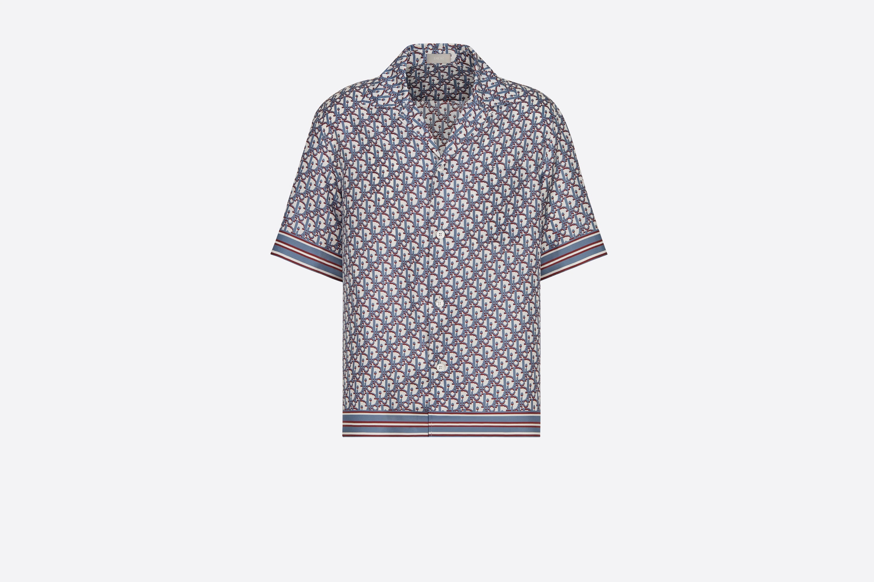 Dior Oblique Pixel Hawaiian Shirt - 1