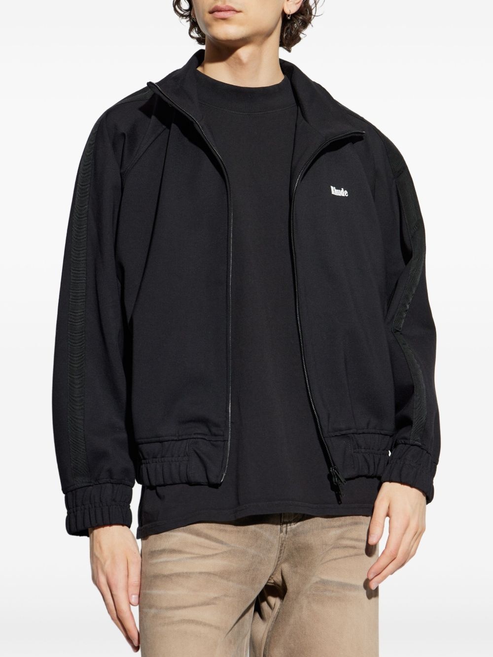 logo-embroidered sweatshirt - 3