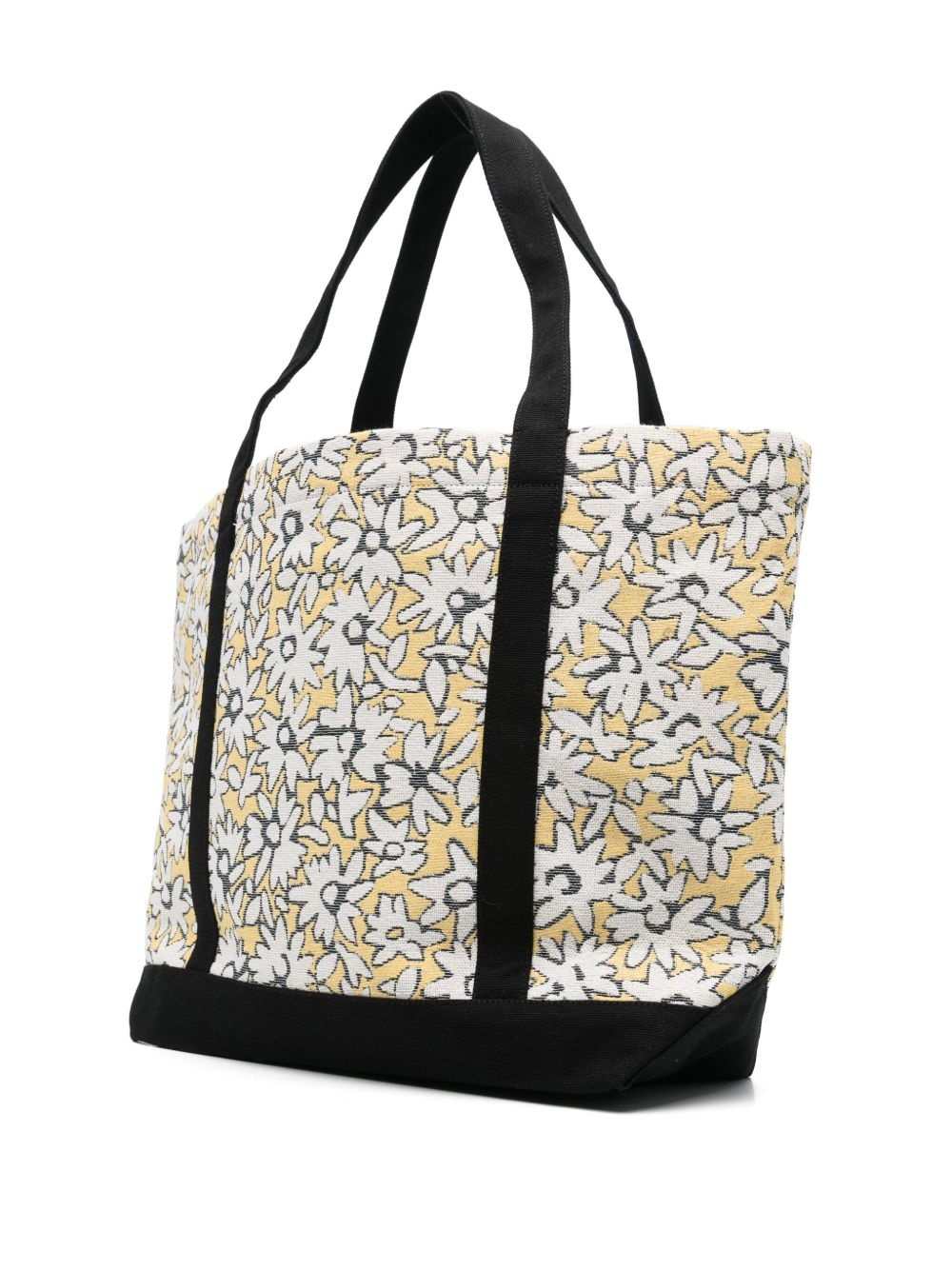 floral-print tote bag - 3