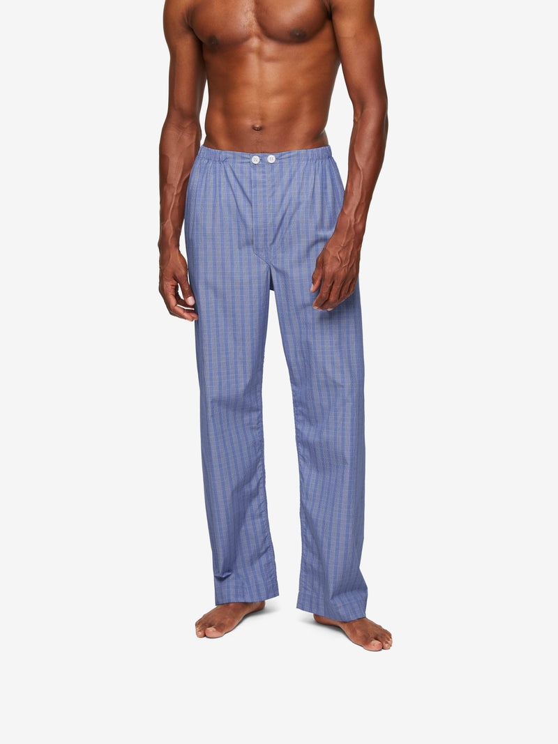 Men's Classic Fit Pyjamas Felsted 3 Cotton Blue - 6