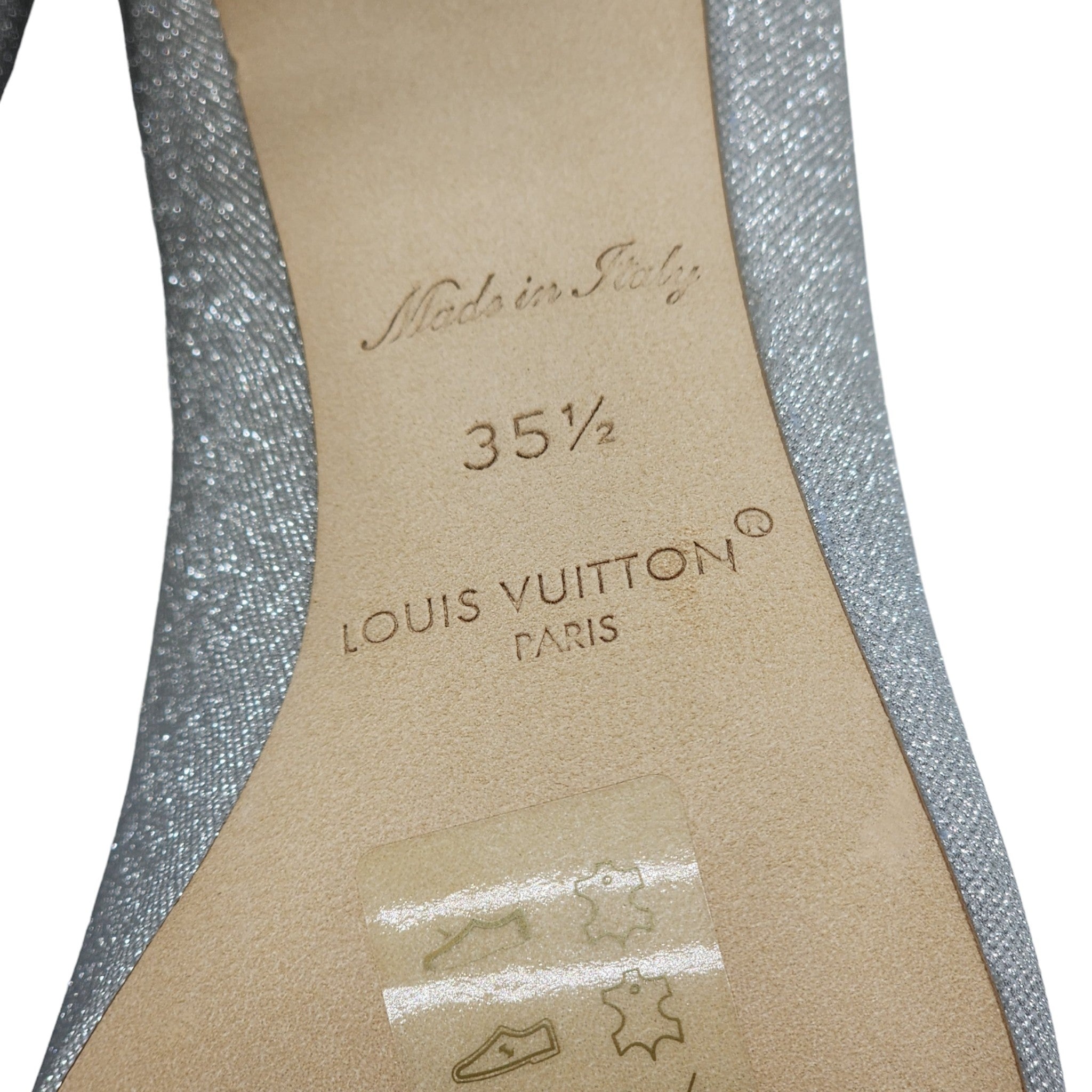 Louis Vuitton Blossom Pumps Glitter in Silver - 10