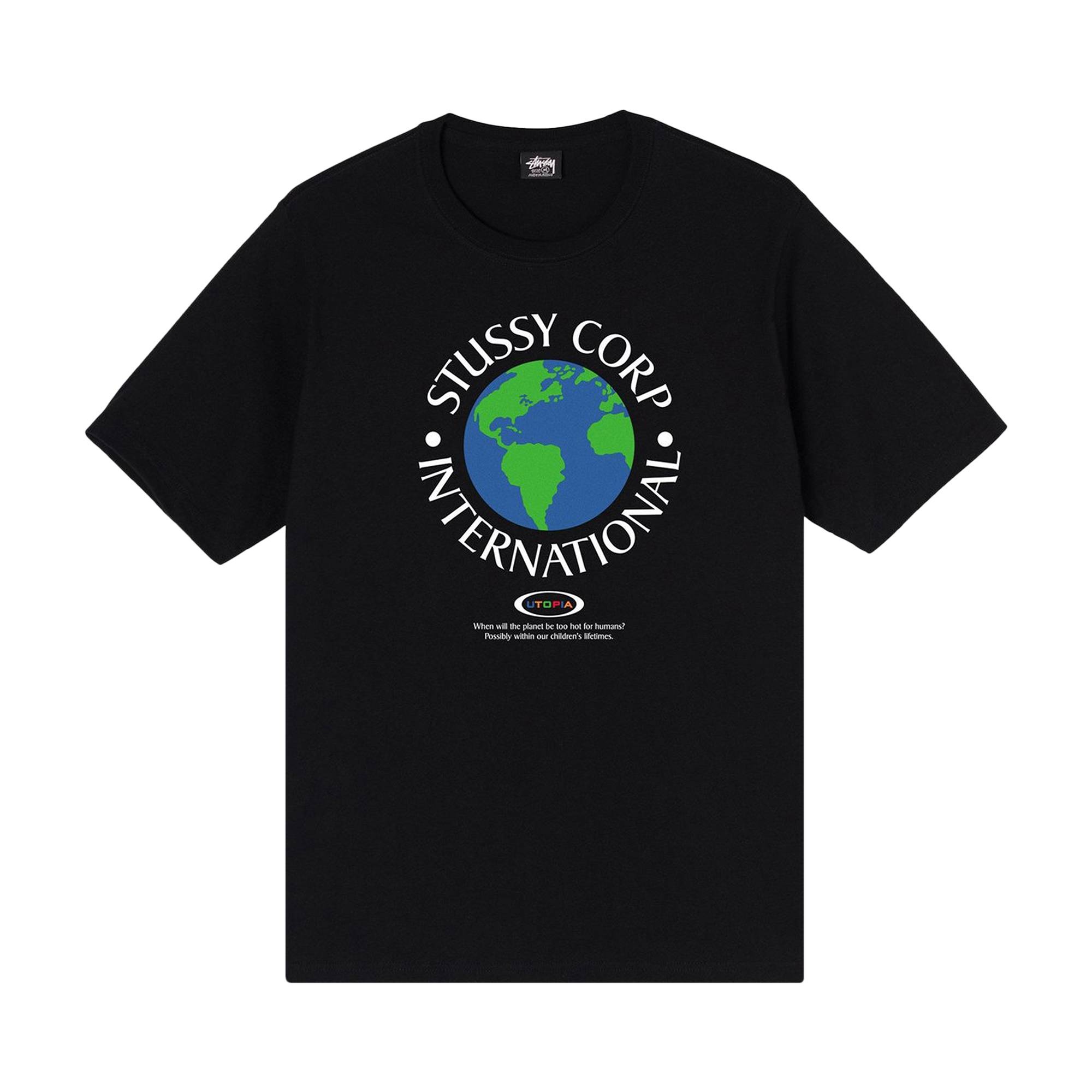 Stussy Utopia Tee 'Black' - 1