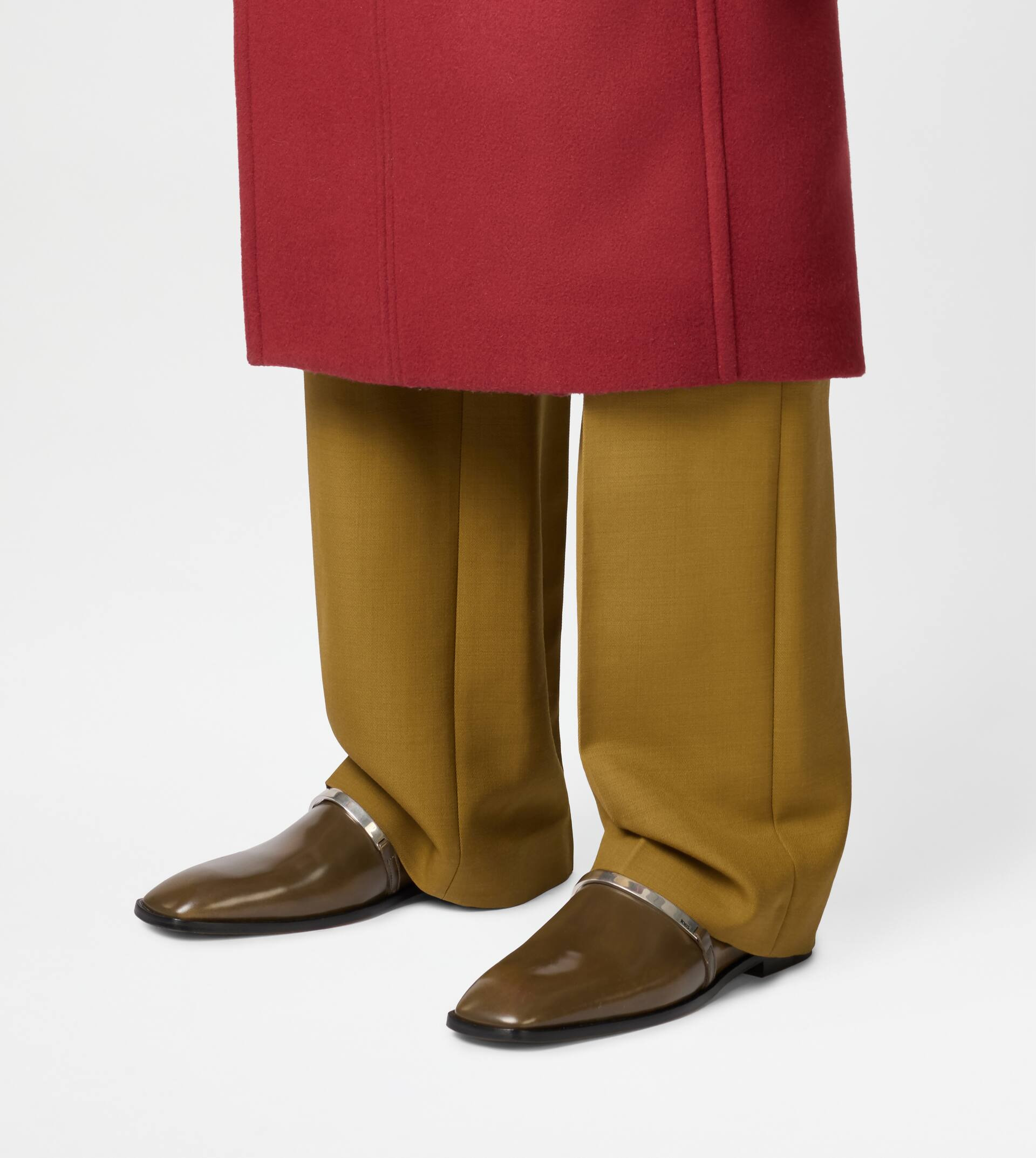 LOAFERS IN LEATHER - BROWN - 8