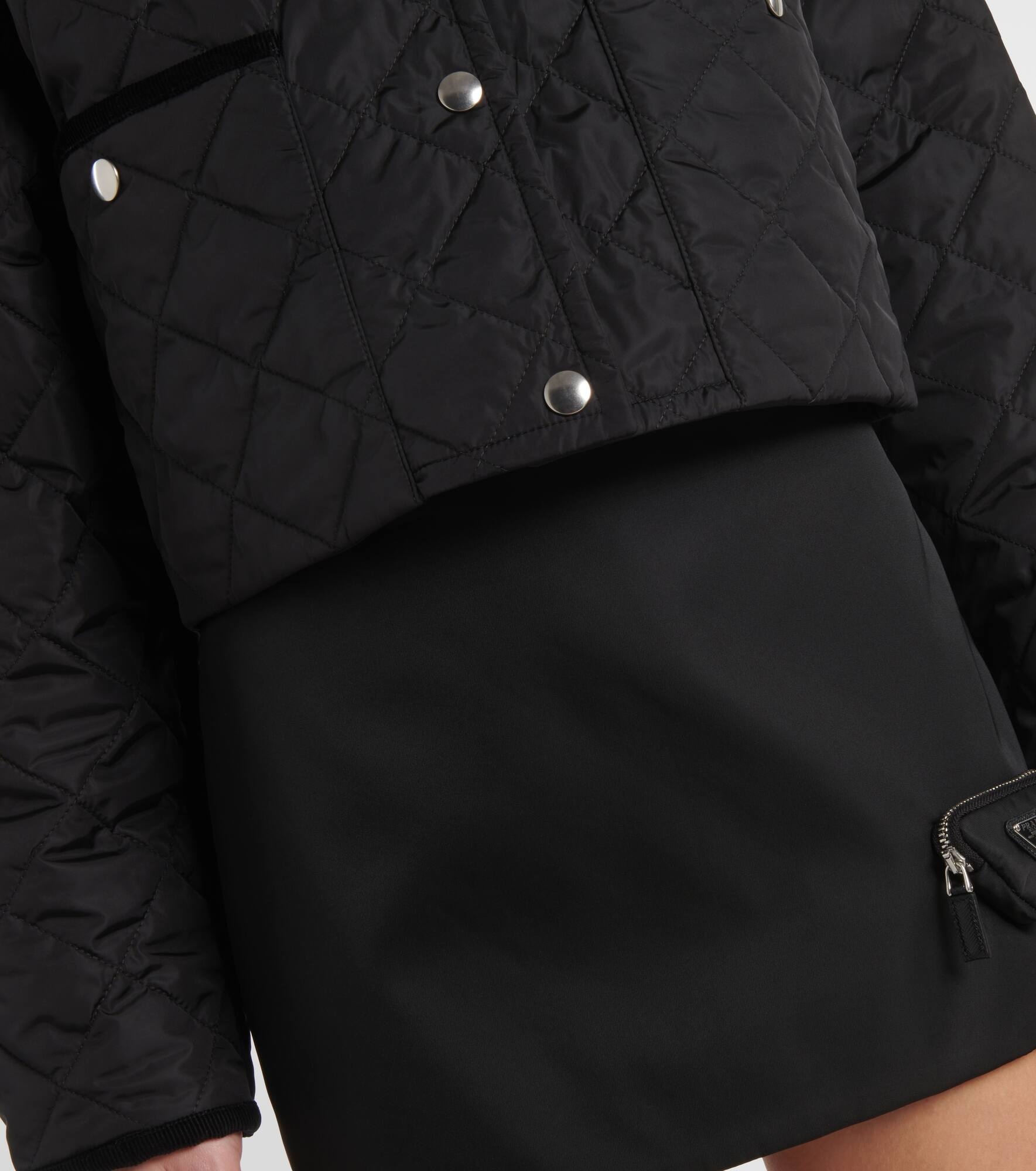 Re-Nylon quilted cropped jacket - 6