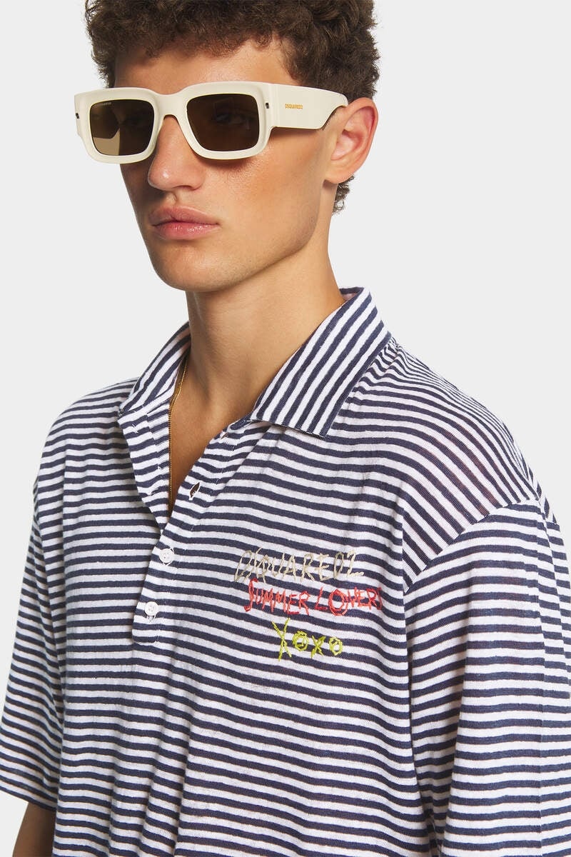 SUMMER LOVERS LOOSE FIT POLO - 5