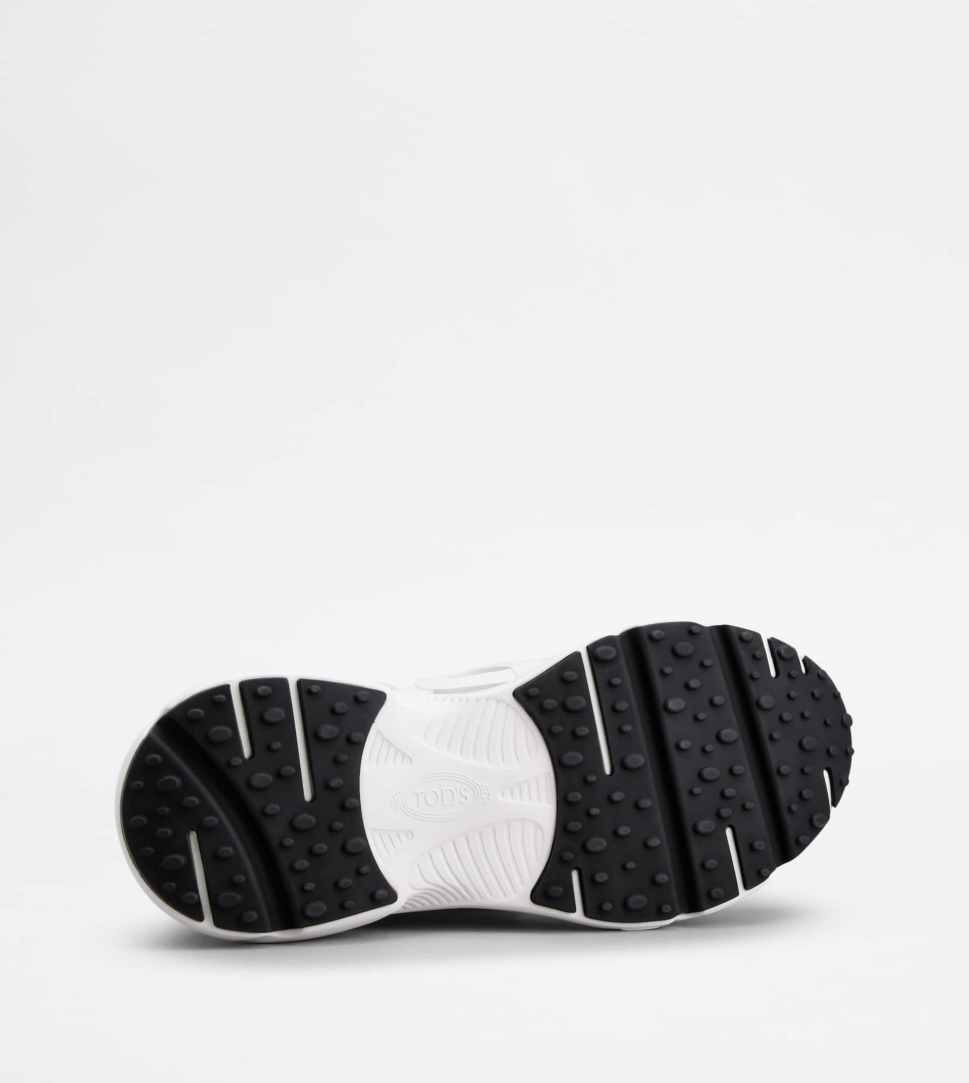 KATE SNEAKERS IN LEATHER AND TECHNICAL FABRIC - WHITE - 4