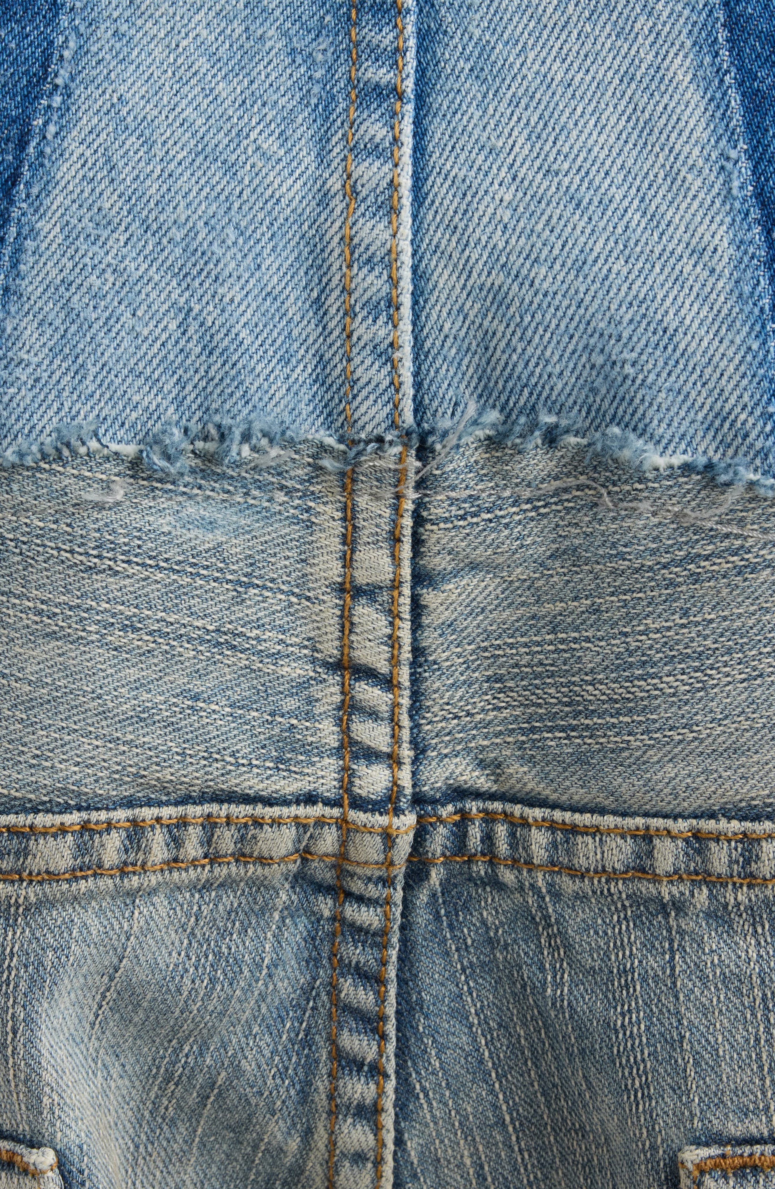 Balenciaga Distressed Layered Jeans in 3969 Iced/Stained at Nordstrom - 6
