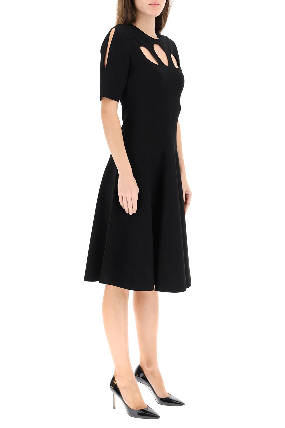 COMPACT KNIT MIDI DRESS - 3