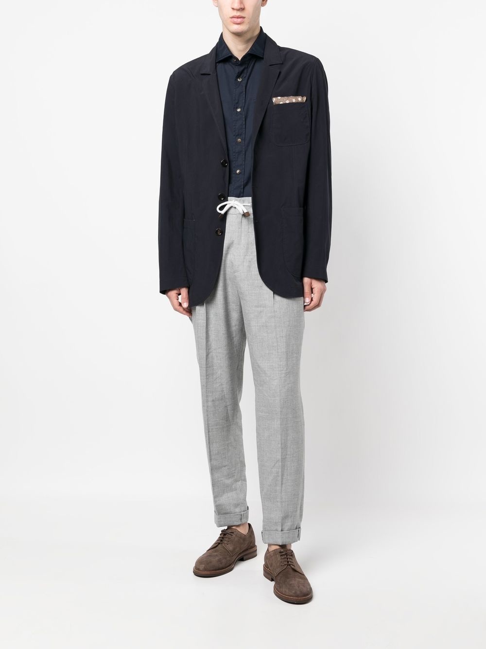 drawstring waist trousers - 2