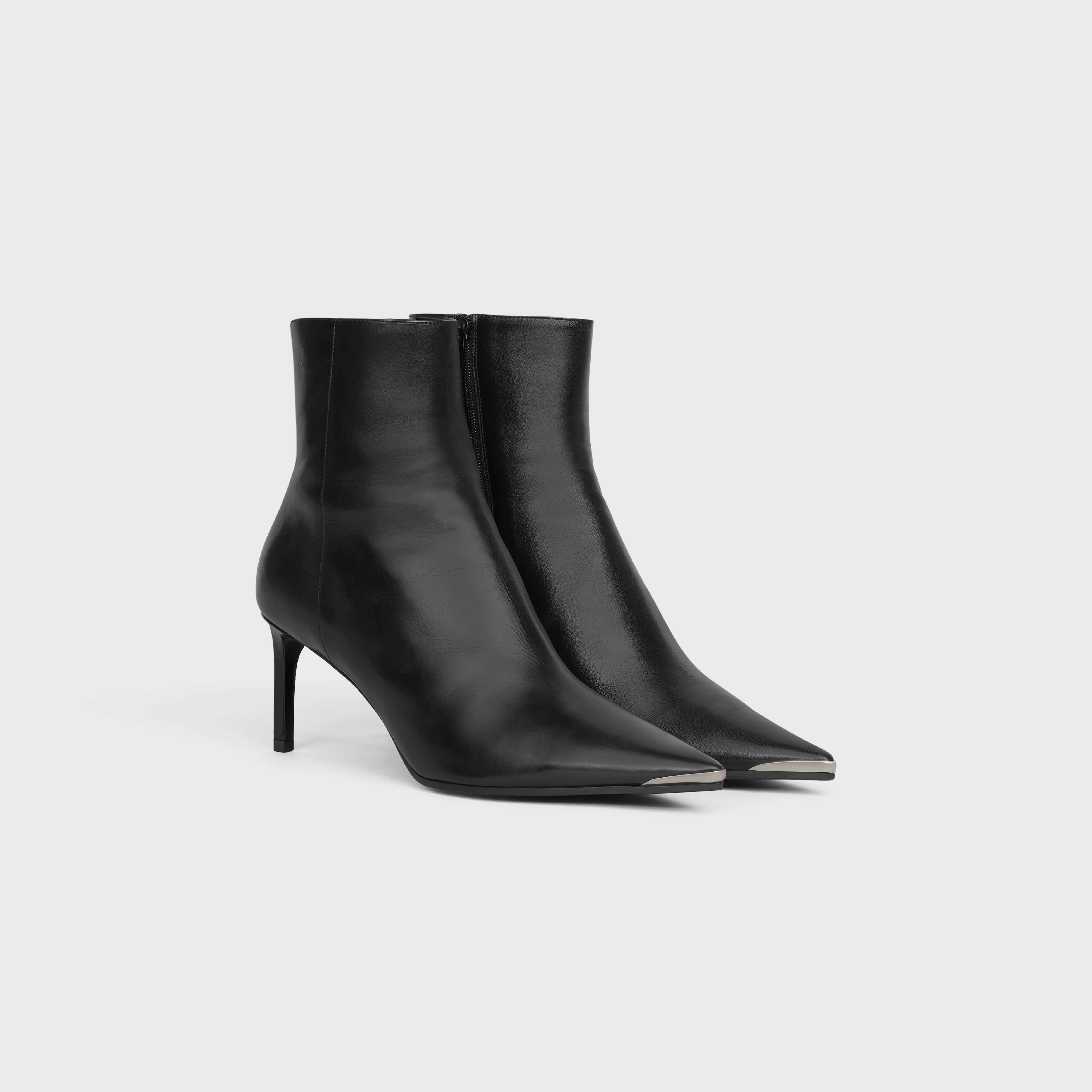 Celine Boots metal toe fitted ankle boot in Calfskin - 2