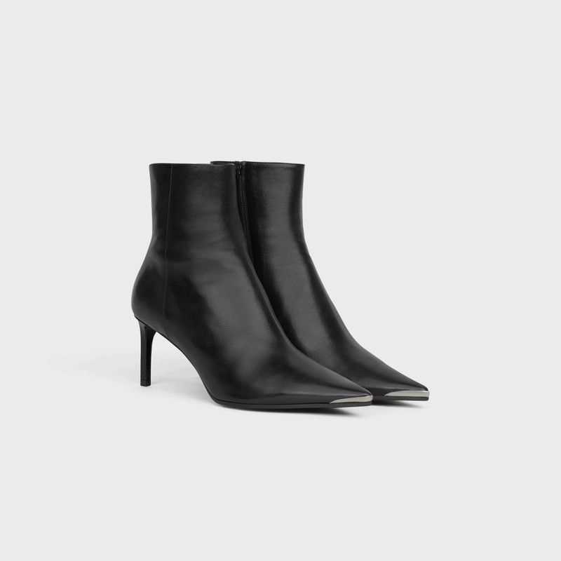 CELINE Celine Boots metal toe fitted ankle boot in Calfskin outlook
