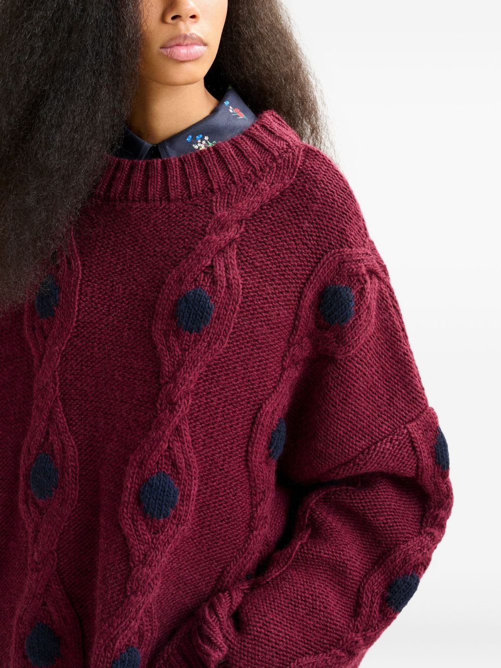 Ixel cable-knit sweater - 5
