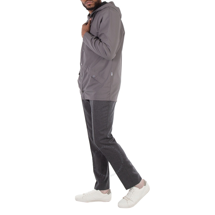 Rains Waterproof Lightweight Jacket in Grey - 4