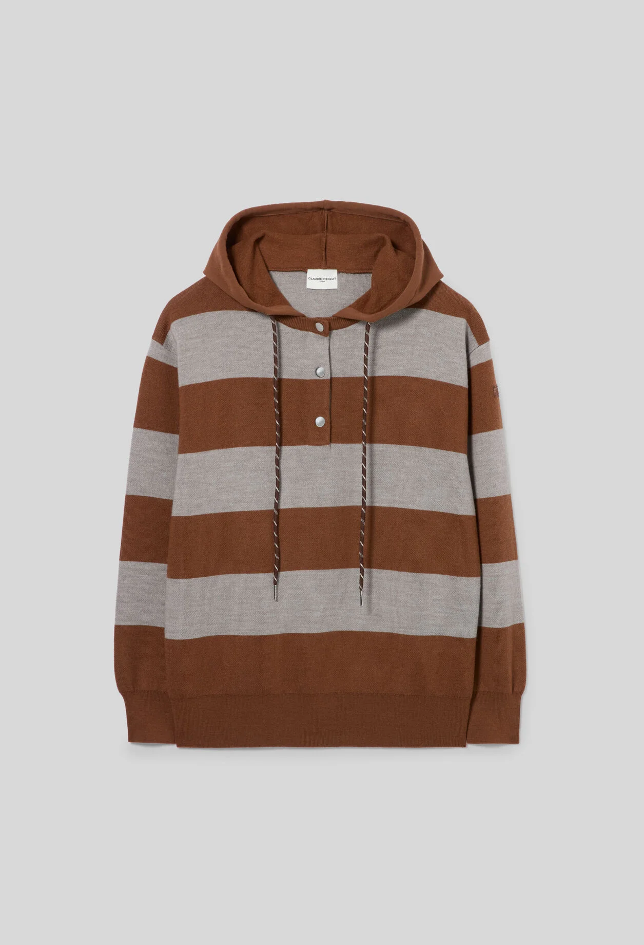 OVERSIZED STRIPED KNIT JUMPER - 1