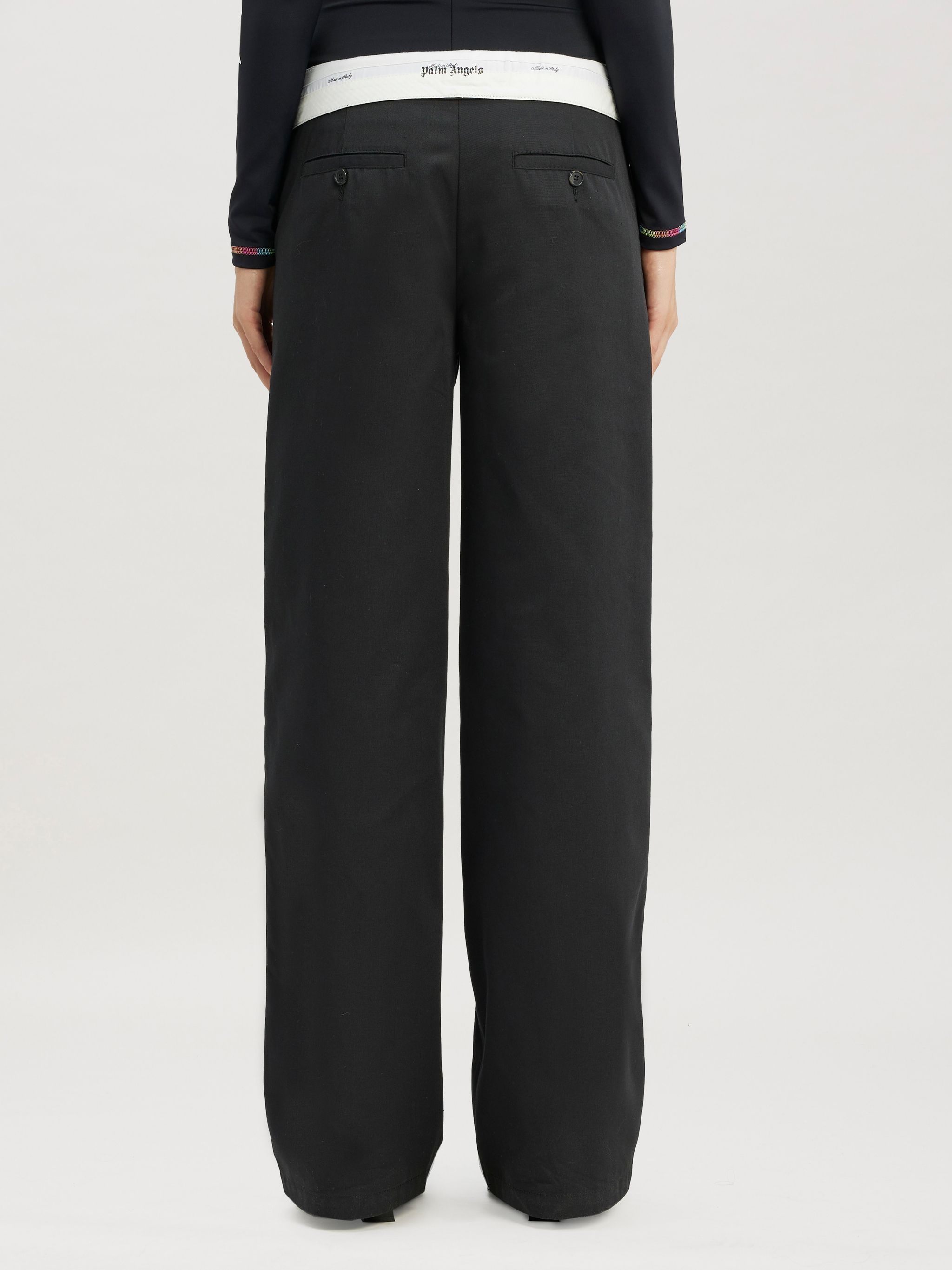 Reversed Waistband Chino Pants - 5