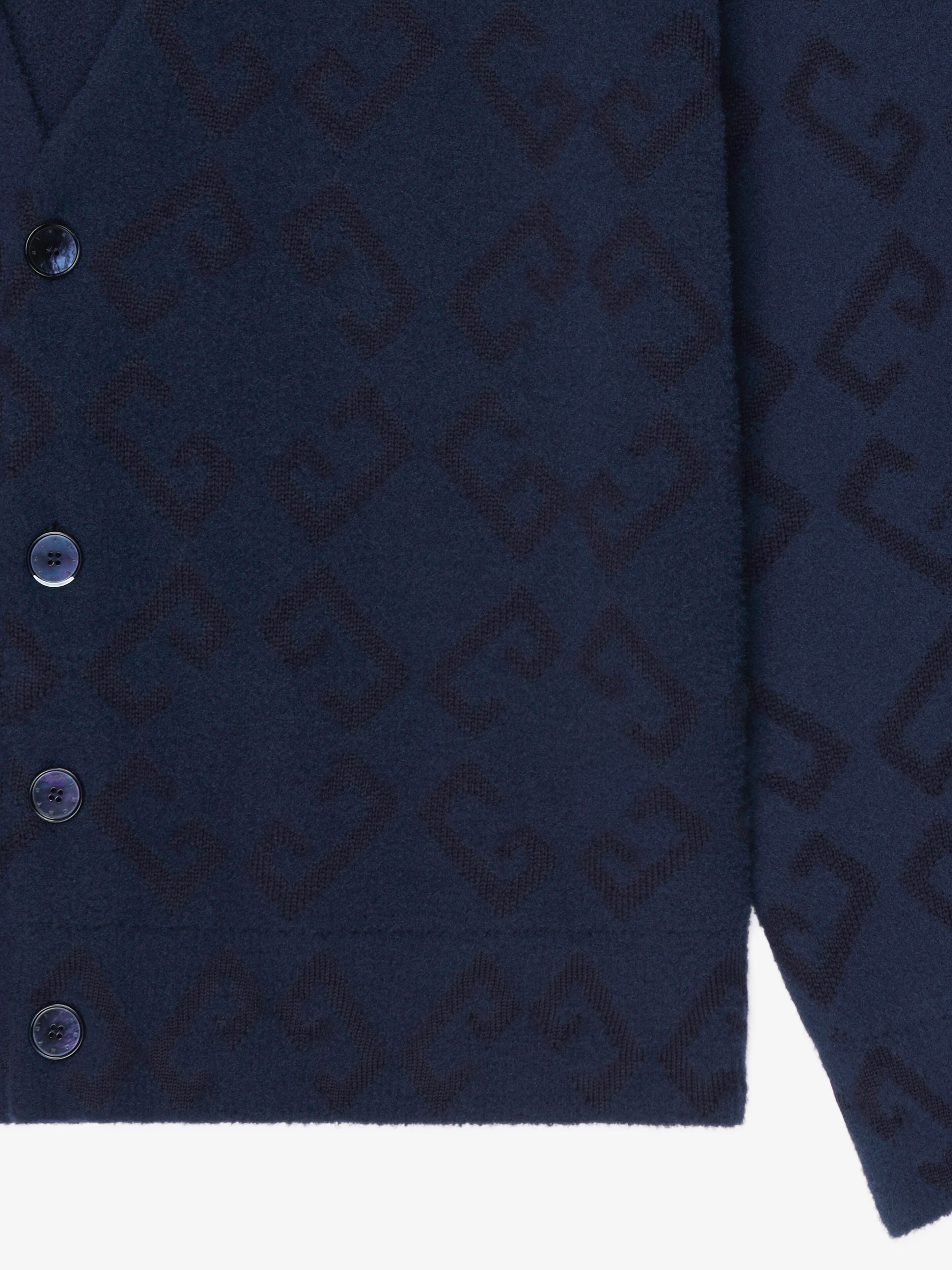 CARDIGAN IN MONOGRAM 72 JACQUARD - 5
